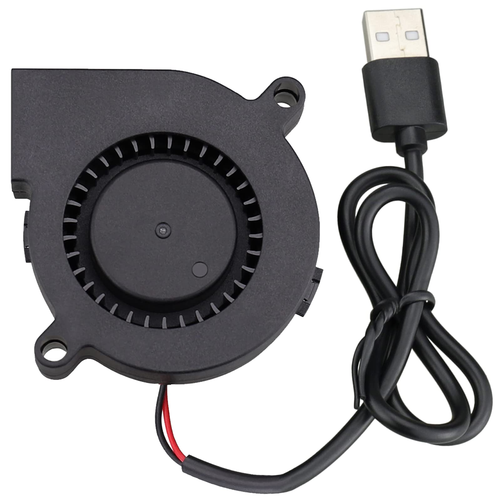 GDSTIME 50mm USB Cooling Fan - 5V DC Brushless Blower Fan (50x15mm) for PC, Laptop, Electronics, Gaming Console & Home Office Use