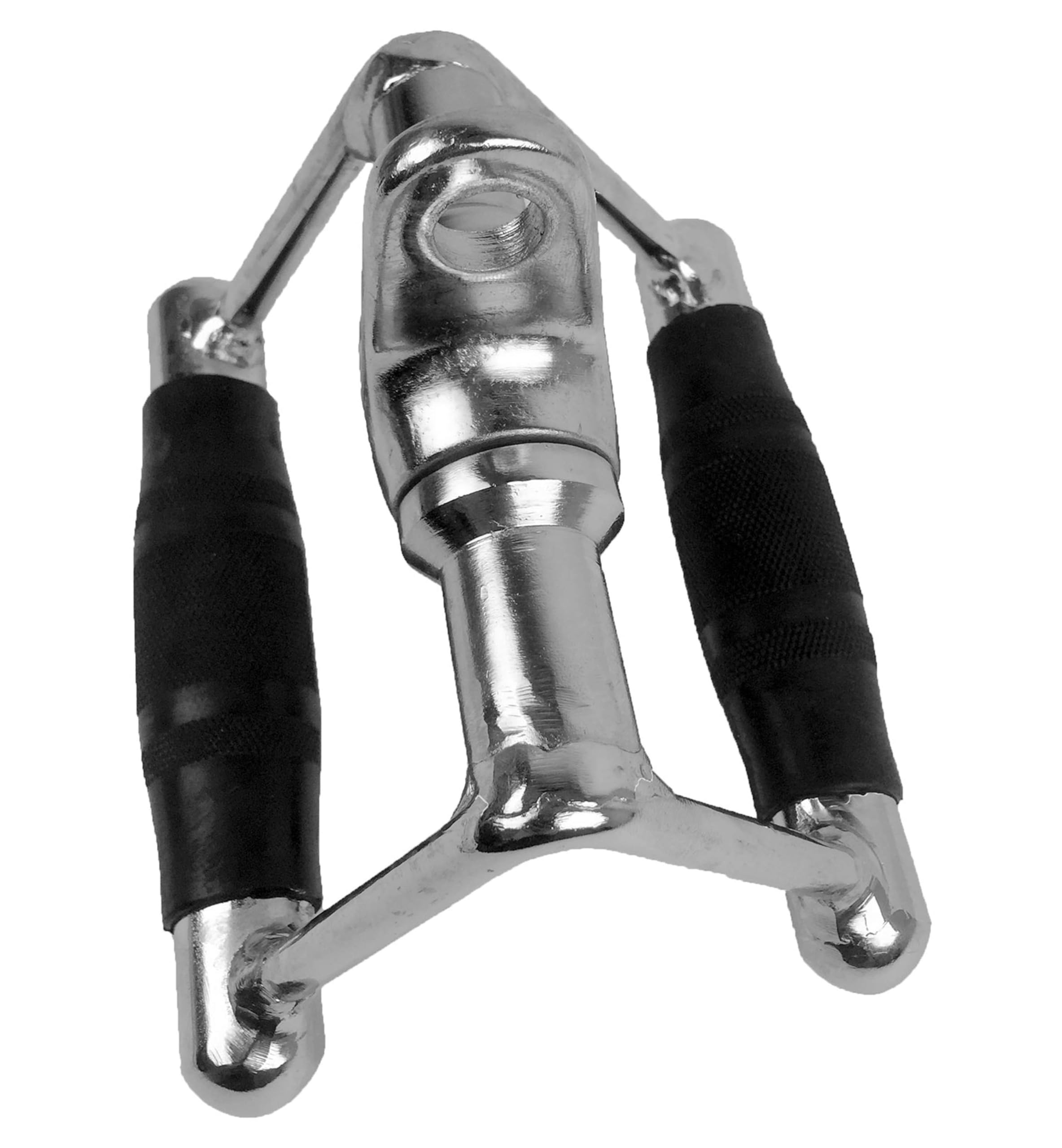 TUNTURI Home Gym Grip Bar - Chrome Finish, Universal Size for Strength Training & Home Workouts | Perfect for Pull-Ups, Chin-Ups & Bodyweight Exercises