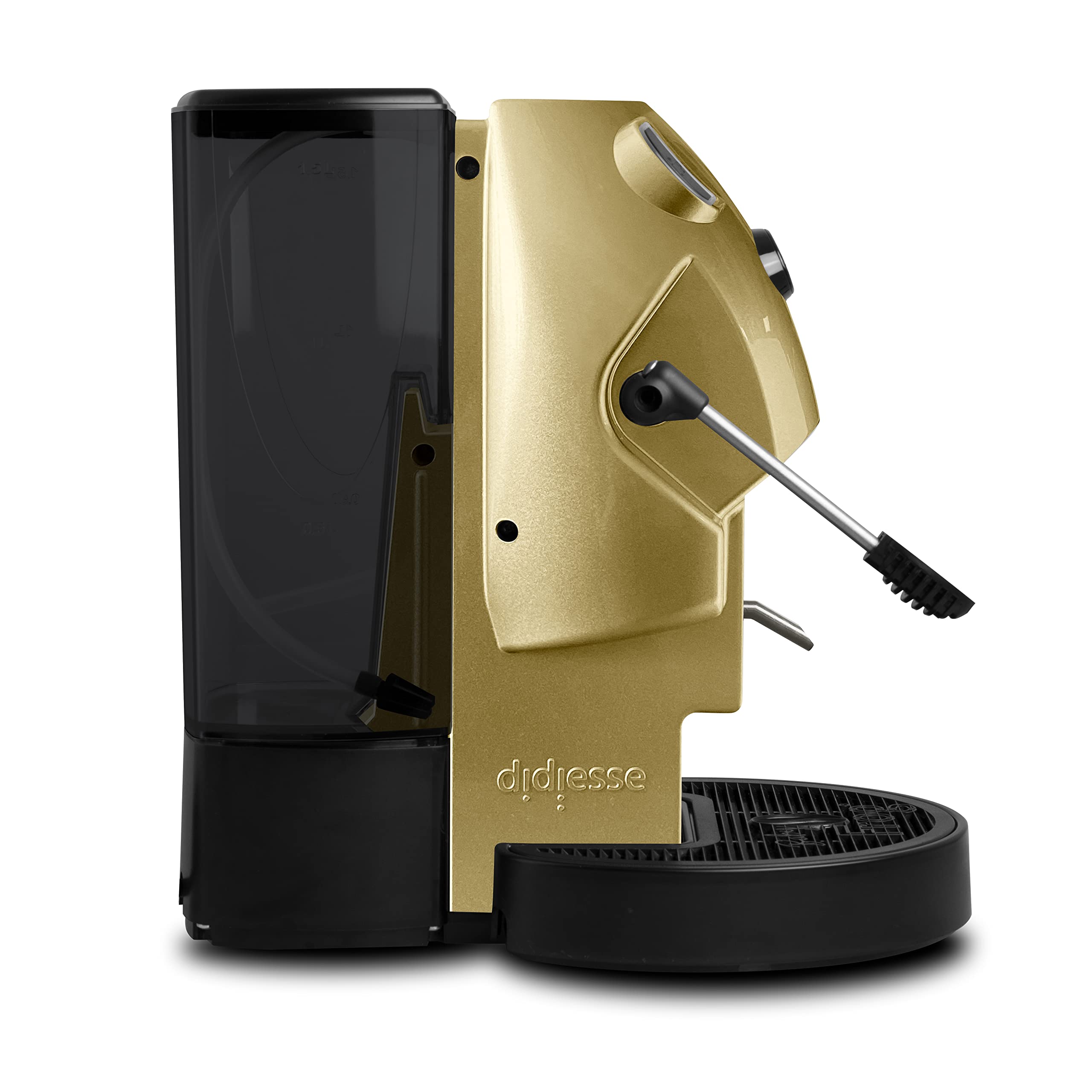 DidieSSE Baby Frog Collection ESE 44mm Gold Capsule Coffee Machine - Compact & Lightweight with 1.5L Water Tank, Low Energy (450W), Standby Function - Perfect for Home, Office & Small Spaces