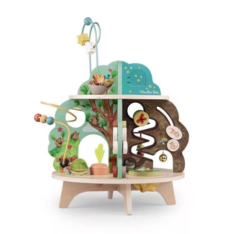 Three Little Rabbits Wooden Activity Garden Toy - Montessori Learning & Play for Toddlers - Perfect for Indoor & Outdoor Fun