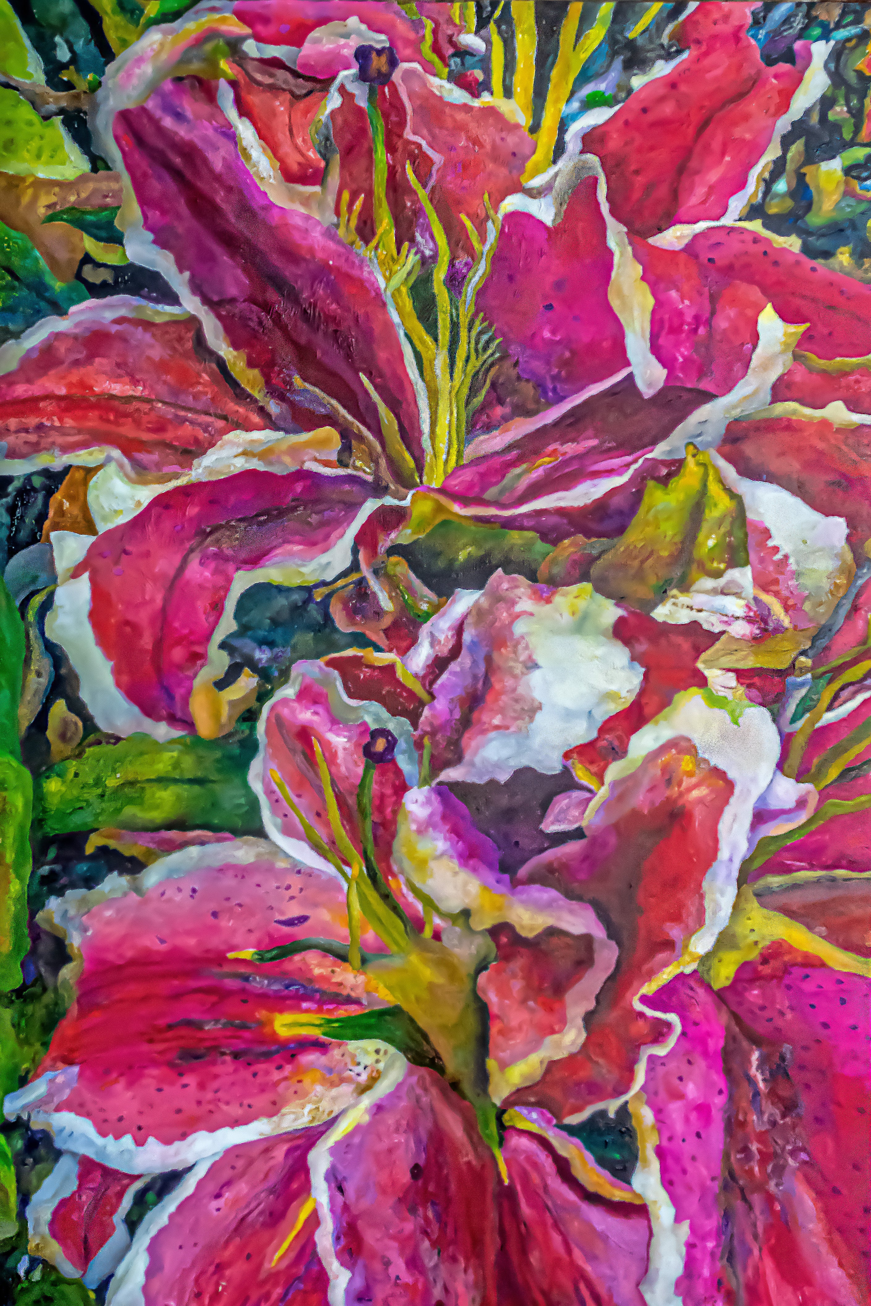 Gary Grissom: Stargazer Lily Bulbs for Planting - Fragrant White Flowers for Garden, Wedding Bouquets & Home Decor
