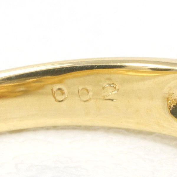 18K Yellow Gold Coral Diamond Ring for Women - Elegant Handmade Jewelry for Engagement, Wedding & Special Occasions