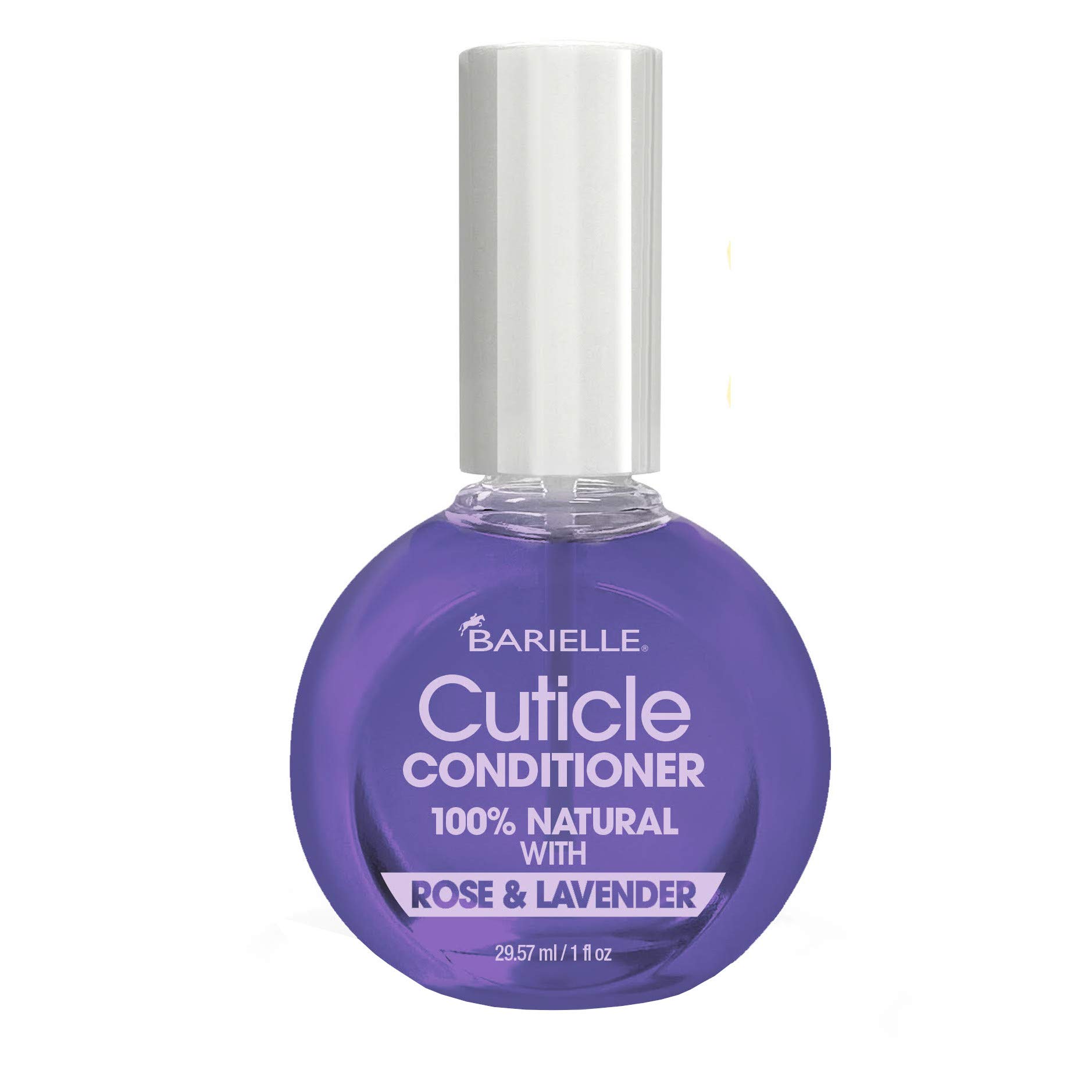 BARIELLE 100% Natural Cuticle Conditioner with Rose & Lavender Oil - 1 oz Nail Treatment for Dry, Cracked Cuticles - Perfect for Manicures, Pedicures & At-Home Nail Care