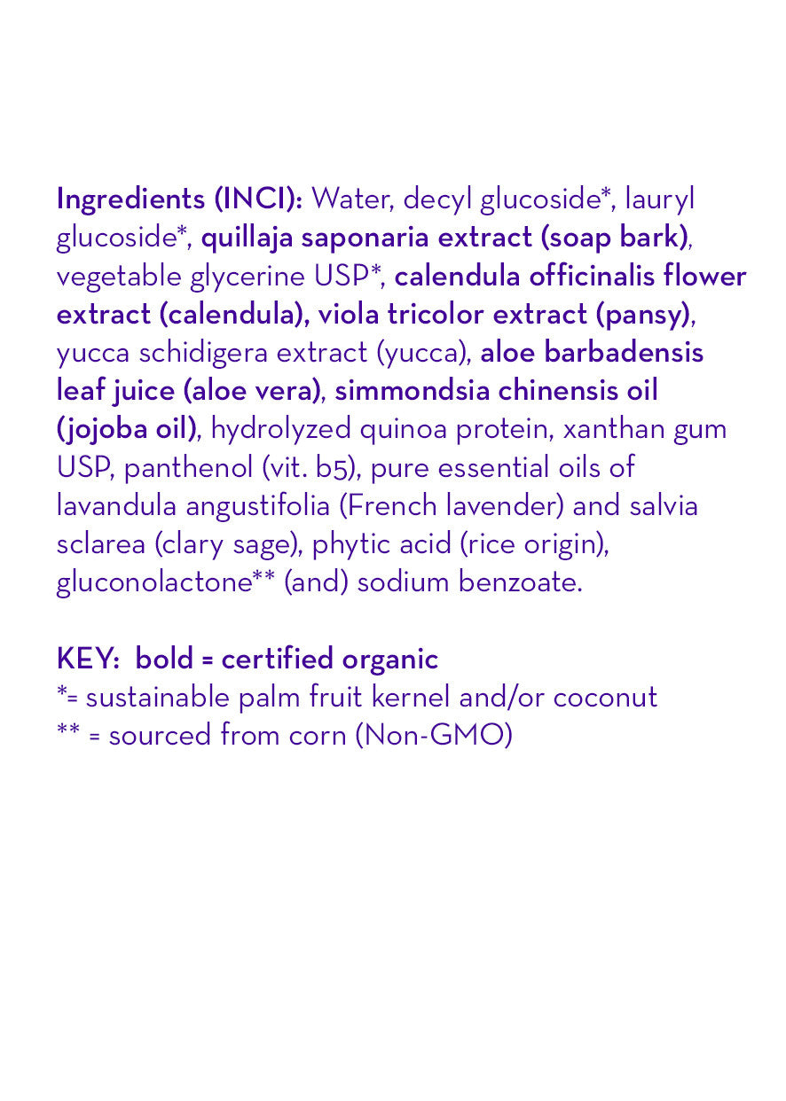 Organic Calendula Hand Wash Sample - Soothing & Moisturizing Natural Hand Soap for Dry Skin - Perfect for Home, Office & Travel Use