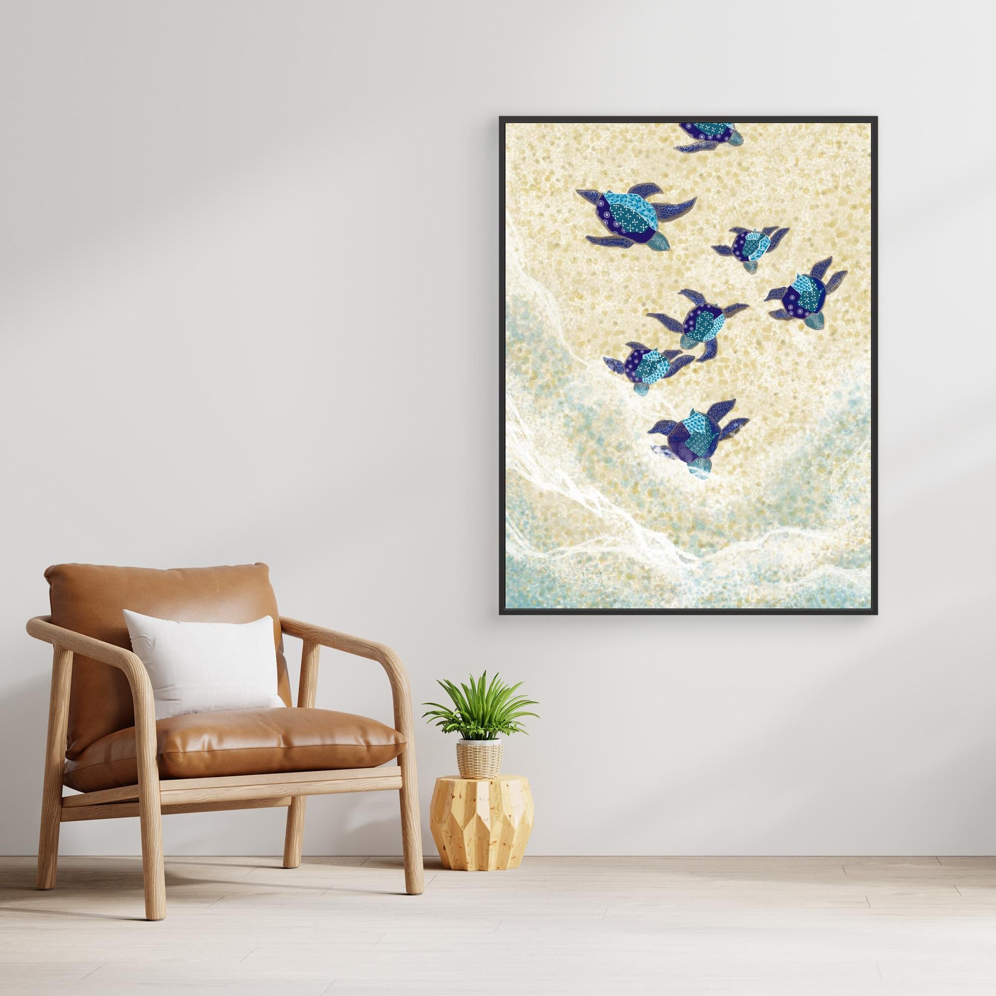 Survival Canvas Print by Art By The Ocean - Nature Wall Art for Living Room, Bedroom & Office Decor