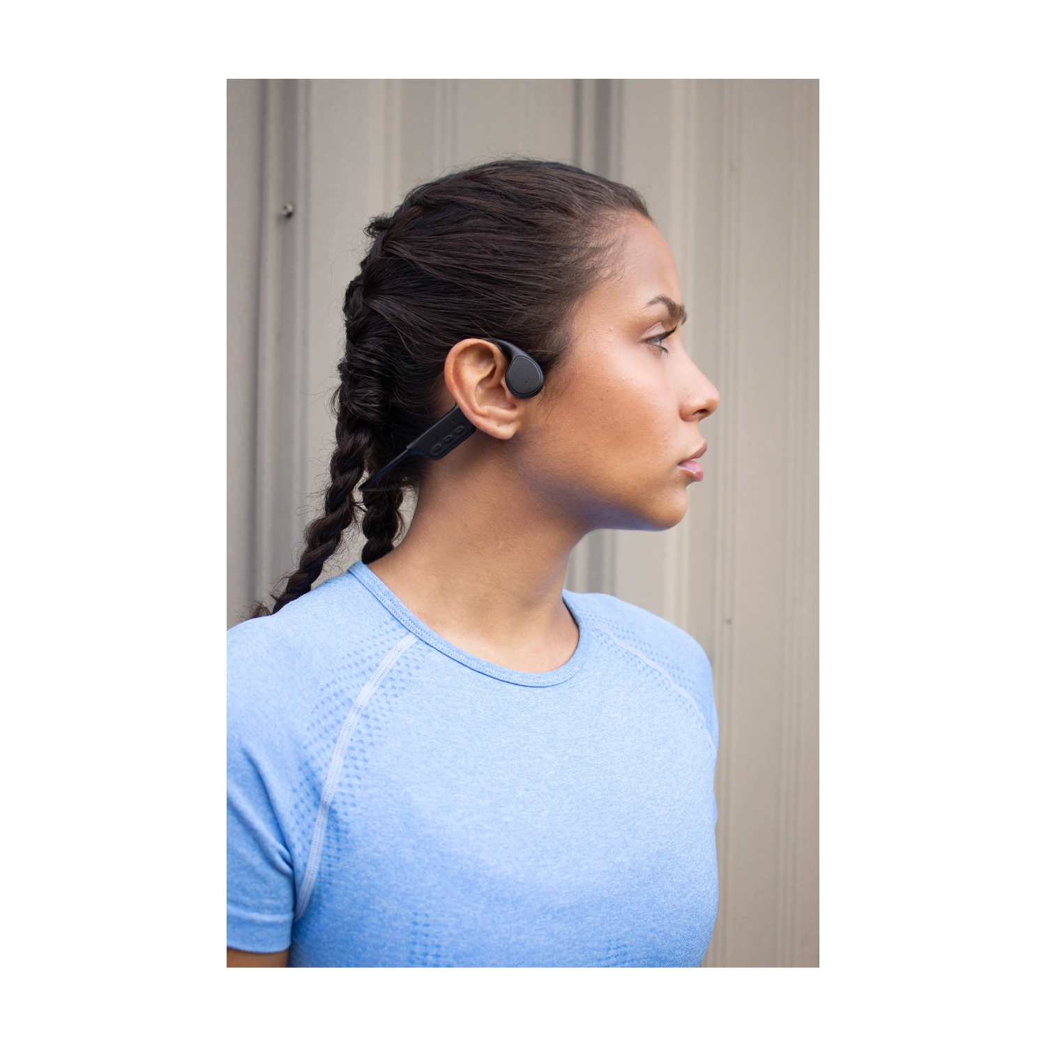 CTM Orun 1 Bone Conduction Headphones - Wireless Bluetooth Open-Ear Headset for Running, Cycling & Outdoor Sports - Waterproof & Sweatproof for Gym Workouts