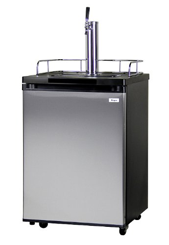 Kegco HBK209S-1 Stainless Steel Keg Dispenser - Commercial & Home Beer Tap System for Parties, Bars, Restaurants