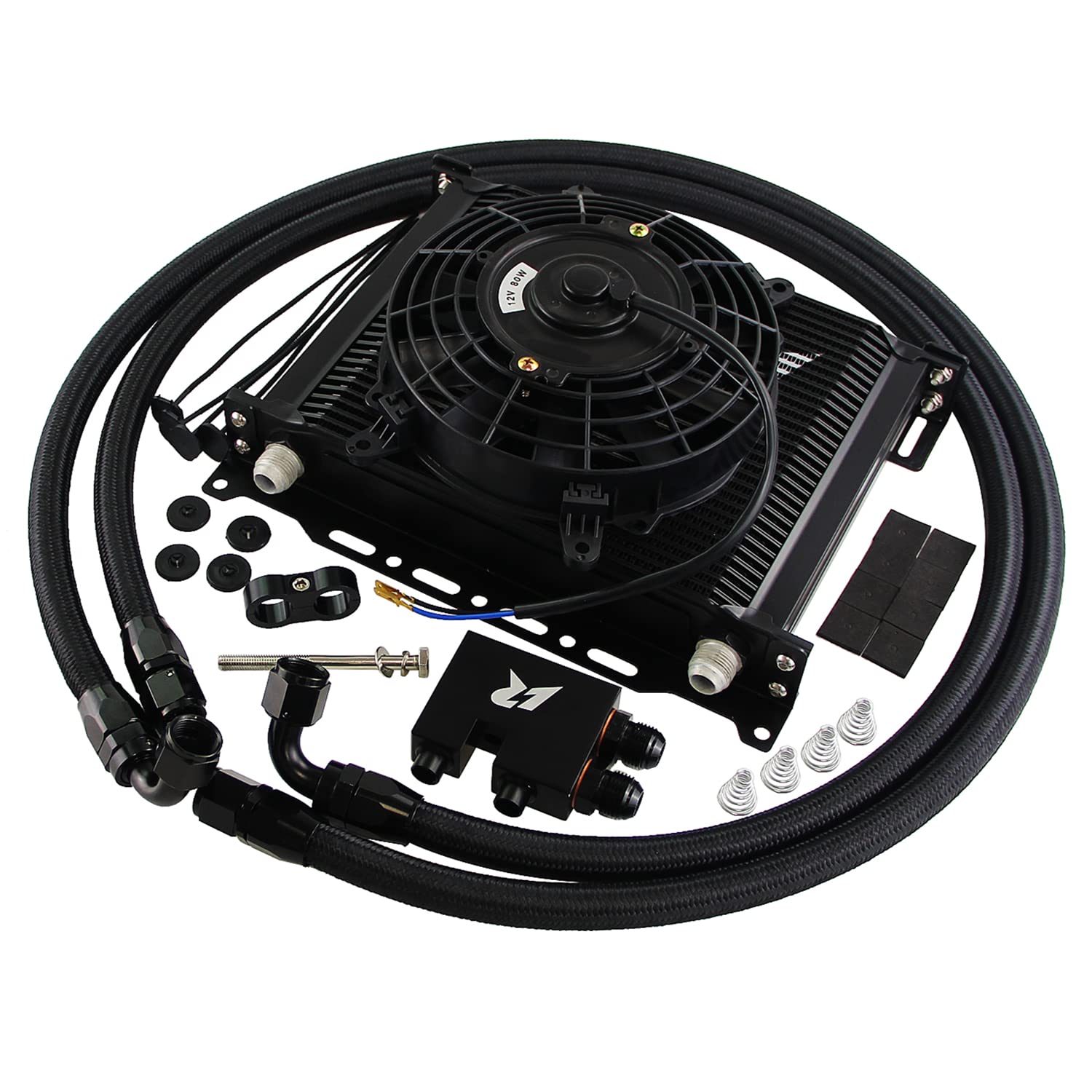 Compatible with N54 135 E82 335 E90 E92 Twin Turbo Engine - New High Performance Oil Cooler Kit for BMW - Perfect for Racing & High-Temperature Driving Conditions