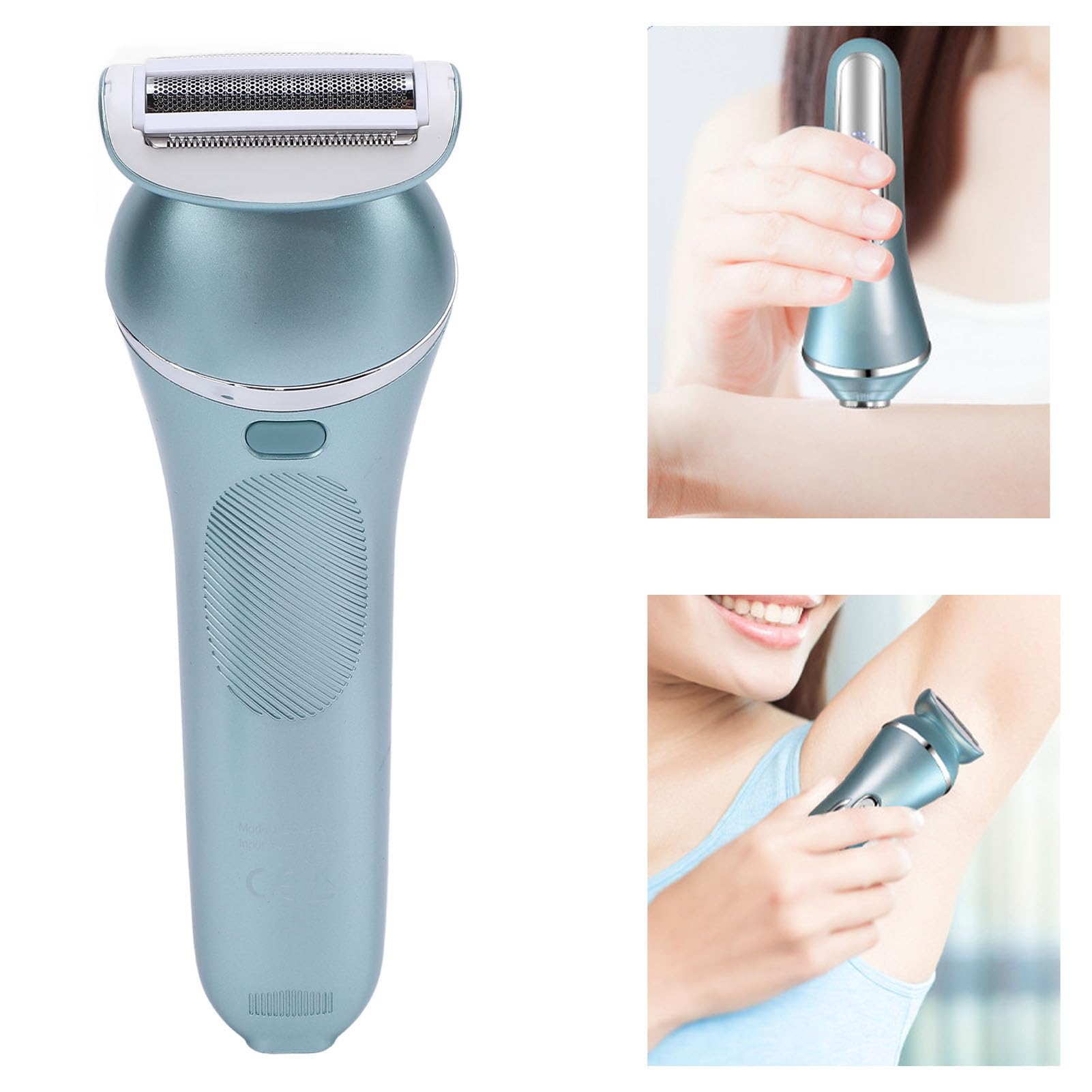Women's Electric Shaver & Epilator Kit - Painless Hair Remover for Face, Chin, Arms, Legs, Armpit & Bikini Area | USB Rechargeable Wet/Dry Trimmer with Detachable Head | Perfect for Travel, Gym & Home Use