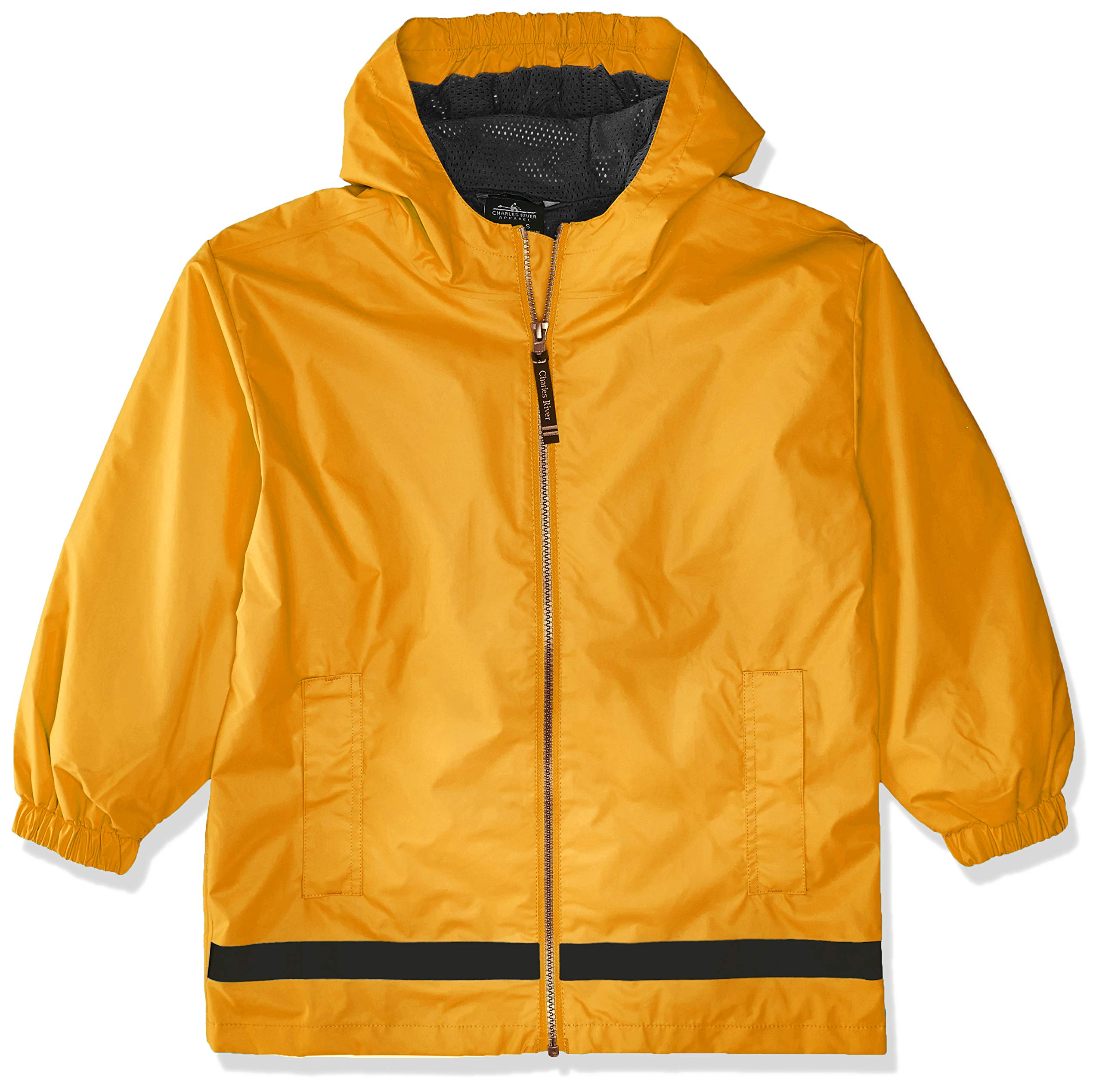 Charles River Apparel Kids' Englander Waterproof Rain Jacket - Lightweight Windproof Outdoor Coat for Boys & Girls - Perfect for School, Hiking, and Playtime in Wet Weather