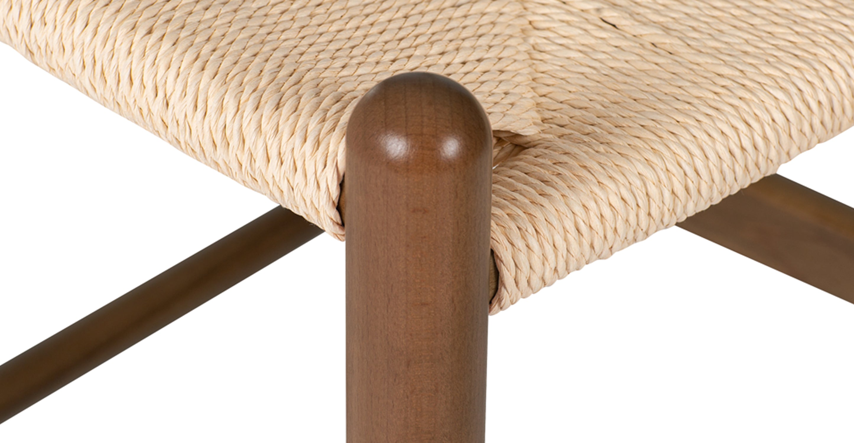 Modern Weave Counter Stool - Stylish Bar Stool for Kitchen Island, Breakfast Nook & Home Decor - Comfortable Rattan Seat with Sturdy Metal Frame - Perfect for Dining, Entertaining & Small Spaces