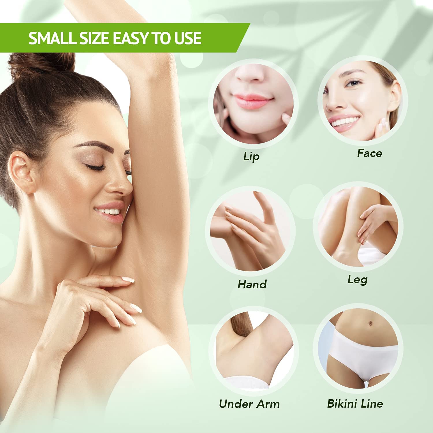 20Pcs Wax Strips for Facial Hair Removal - Upper Lip, Cheek & Eyebrow Hair Remover for Women | All Skin Types | Includes 2Pcs Aloe Vera Face Mask | At-Home Salon Smooth Skin Care