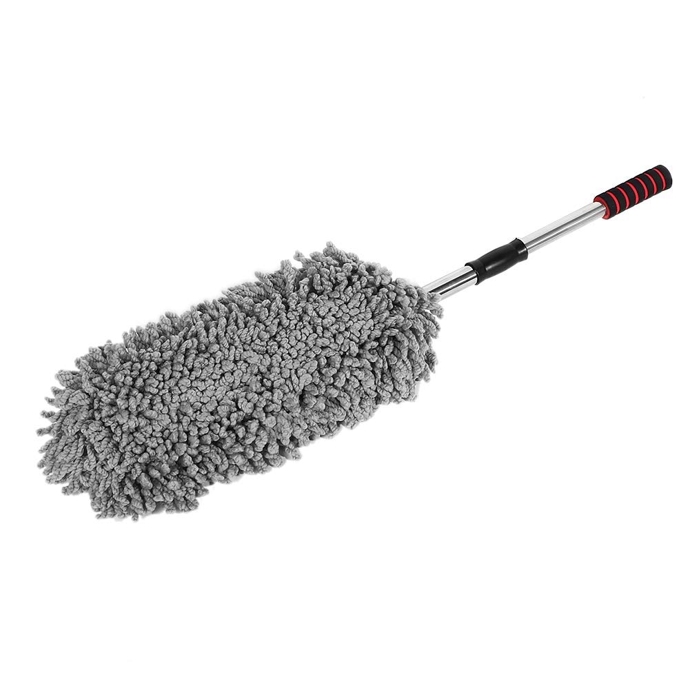 KIMISS Extendable Retractable Car Duster - Scratch-Free Washable Car Cleaning Brush for Windows, Exterior & Wax Application | Perfect for Quick Dusting, Detailing & Car Wash Maintenance