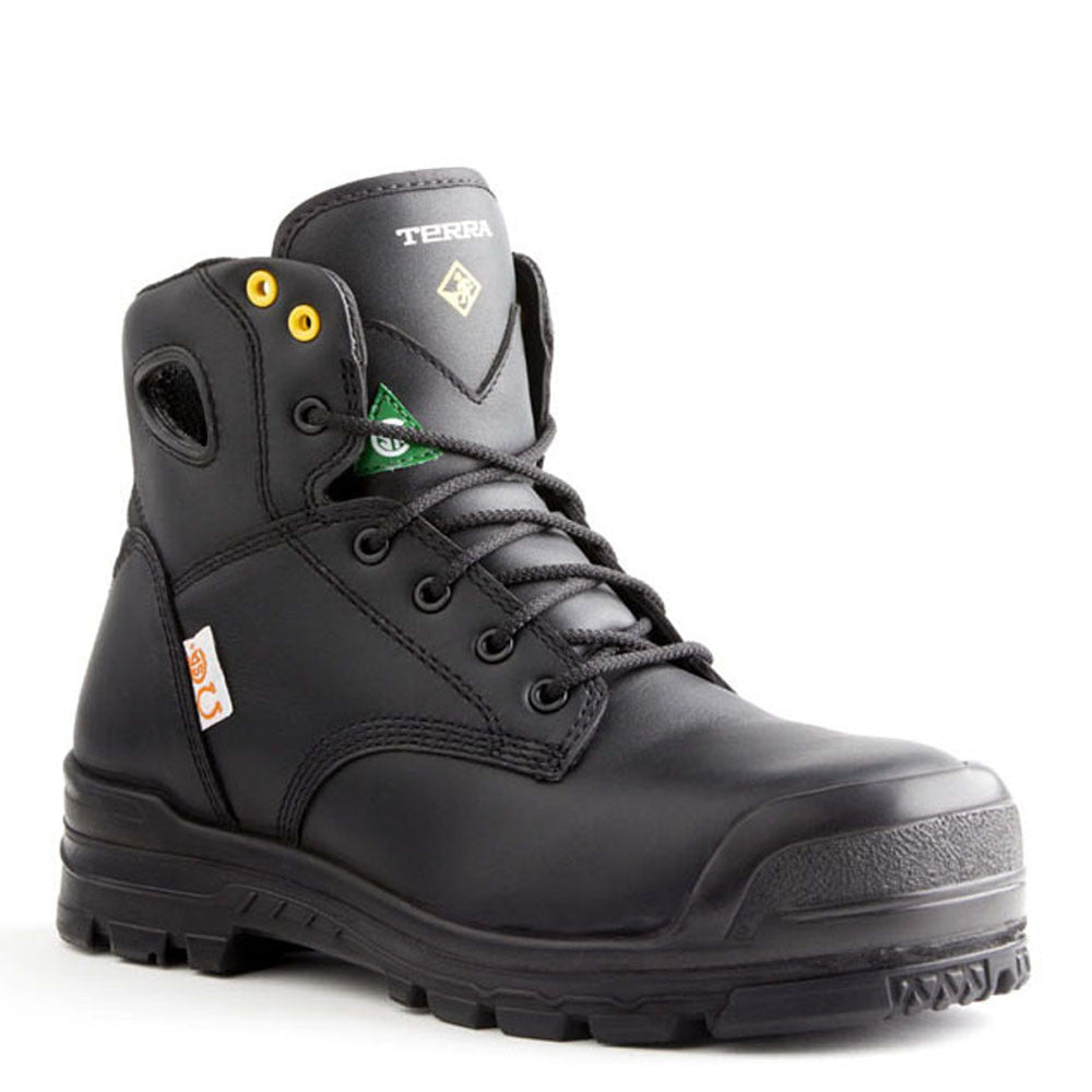 Terra Baron Unisex Waterproof Composite Toe Work Boots - ASTM F2413 Safety Shoes for Construction, Warehouse & Outdoor Work - Slip Resistant & Comfortable for Men & Women