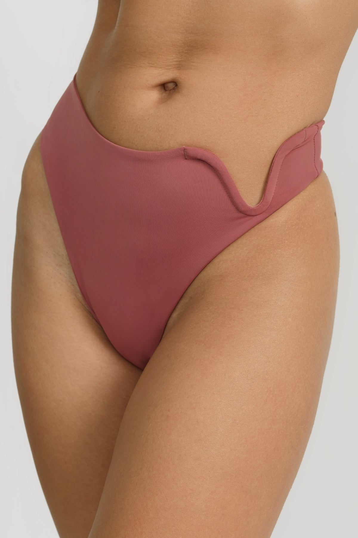 Eliza Bottom Rouge - Women's High Waist Lace Underwear for Comfort & Style | Perfect for Date Night & Special Occasions