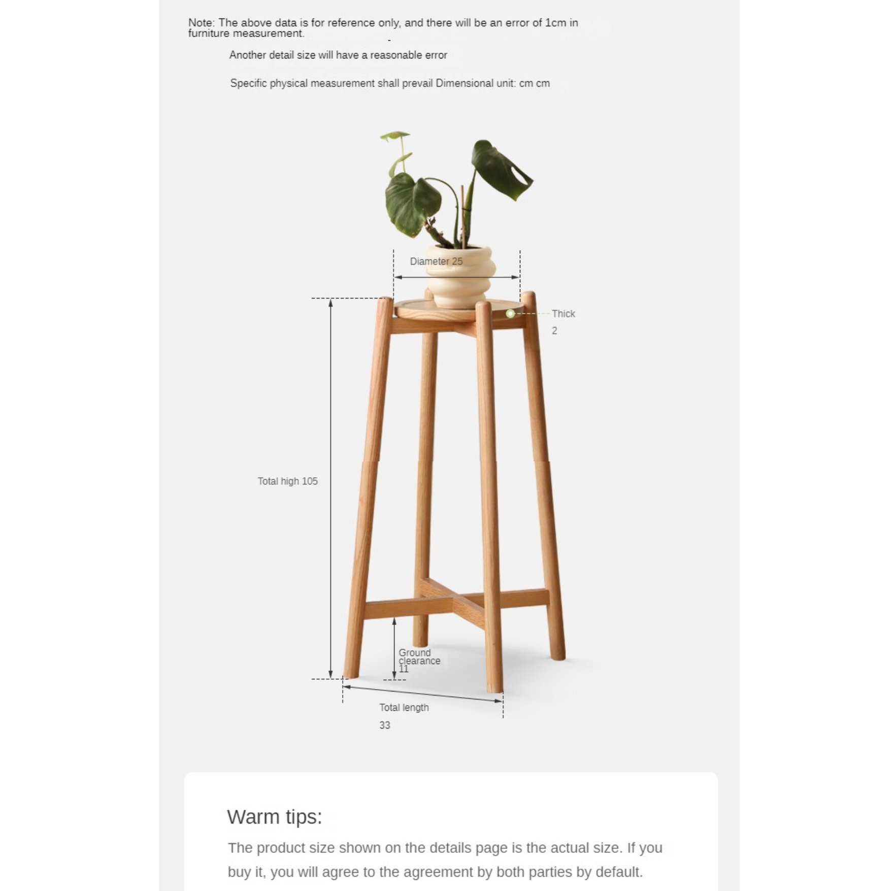 Solid Wood Flower Rack - Oak & Walnut Storage Shelf for Plants | Perfect for Home Decor, Living Room, Garden & Indoor Plant Display