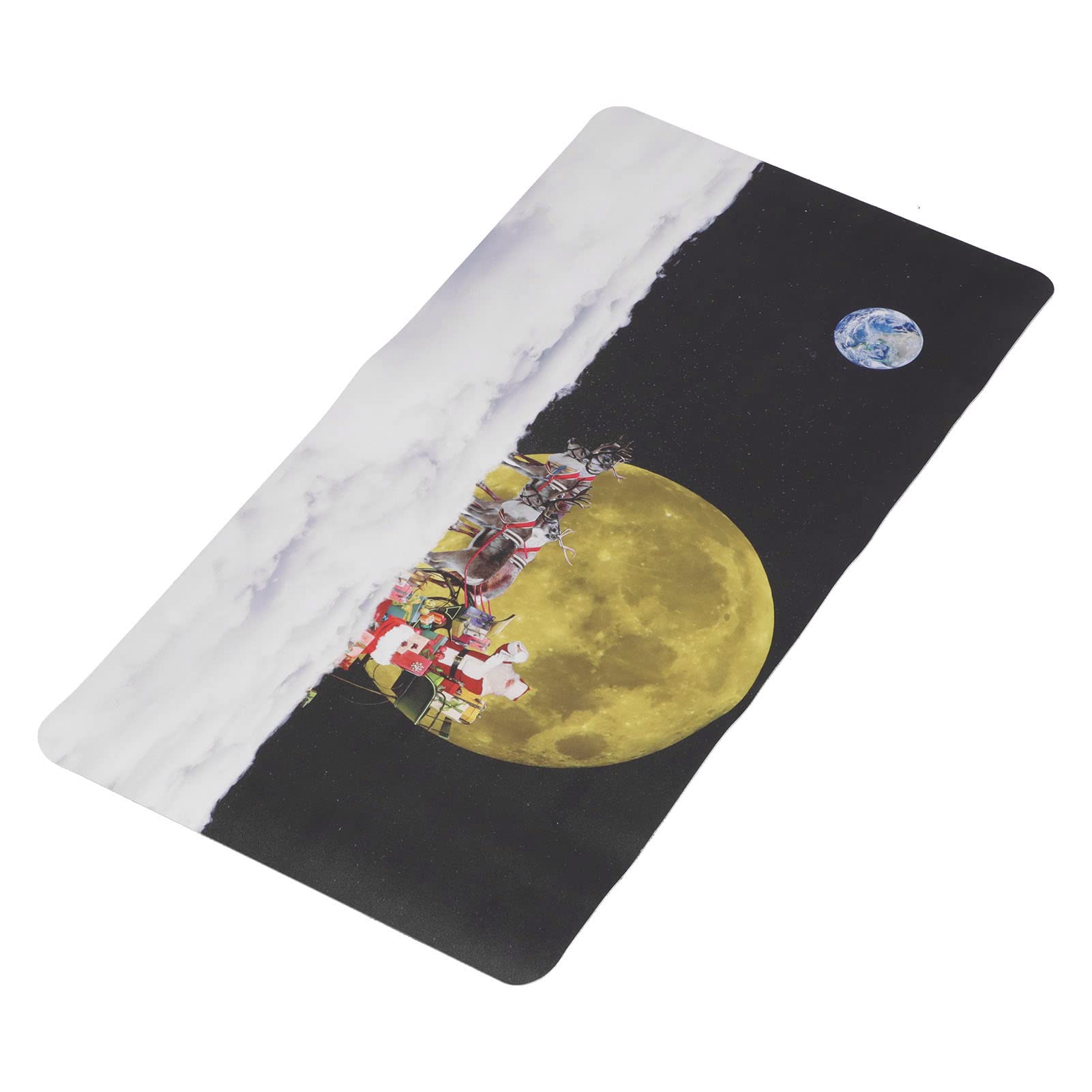 Christmas Gaming Mouse Pad - Waterproof Non-Slip Desk Mat for Keyboard & Mouse | Artificial Leather Heat-Resistant Surface | Perfect for Office, Gaming & Home Workspace
