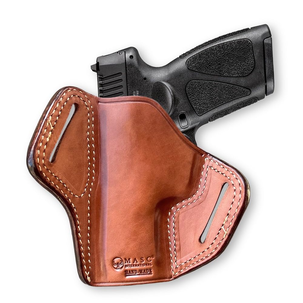 Premium Leather OWB Pancake Holster for Taurus G3 9mm 4