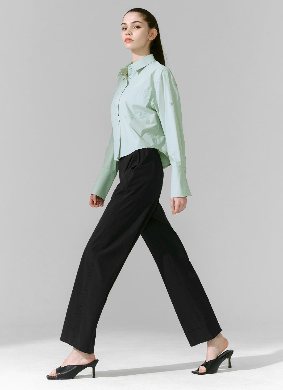 All Day Comfort Wide Leg Slacks for Women - Stretchy Office Pants, Business Casual Trousers - Perfect for Work, Travel & Everyday Wear