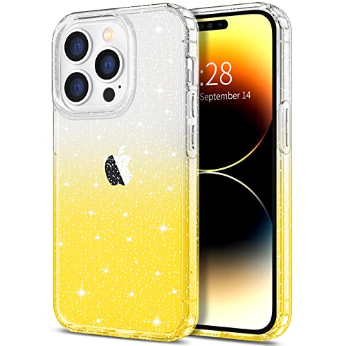 Clear/Yellow Glitter