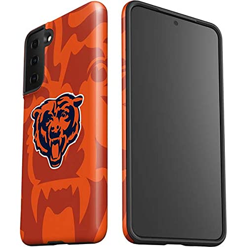 Official NFL Chicago Bears Double Vision Phone Case for Samsung Galaxy S21 FE - Durable Protective Cover with Premium Design - Perfect for Football Fans, Game Days & Everyday Use