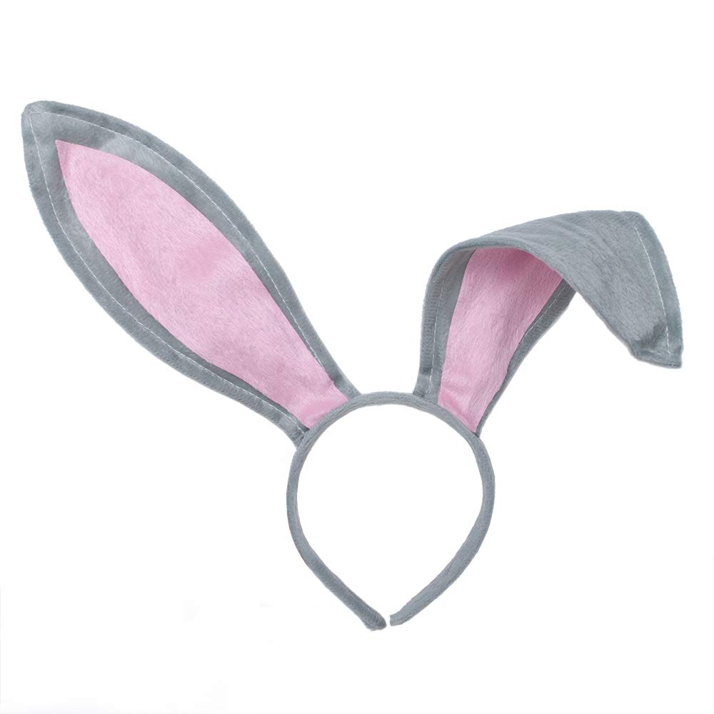 TopTie Easter Bunny Ears Headbands & Christmas Rabbit Ears Costume - Cute Animal Headwear for Adults & Kids - Perfect for Cosplay, Festivals, Parties & Holiday Celebrations
