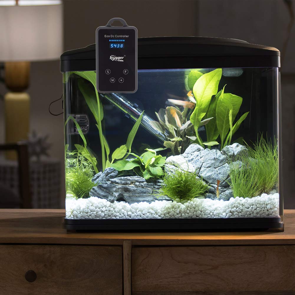Hygger 2600 GPH Mini Wave Maker - Magnetic DC Powerhead with LED Display Controller for Saltwater & Freshwater Aquariums (26-55 Gallon) - Black | Enhances Water Circulation for Coral Reefs, Fish Tanks & Aquatic Plants