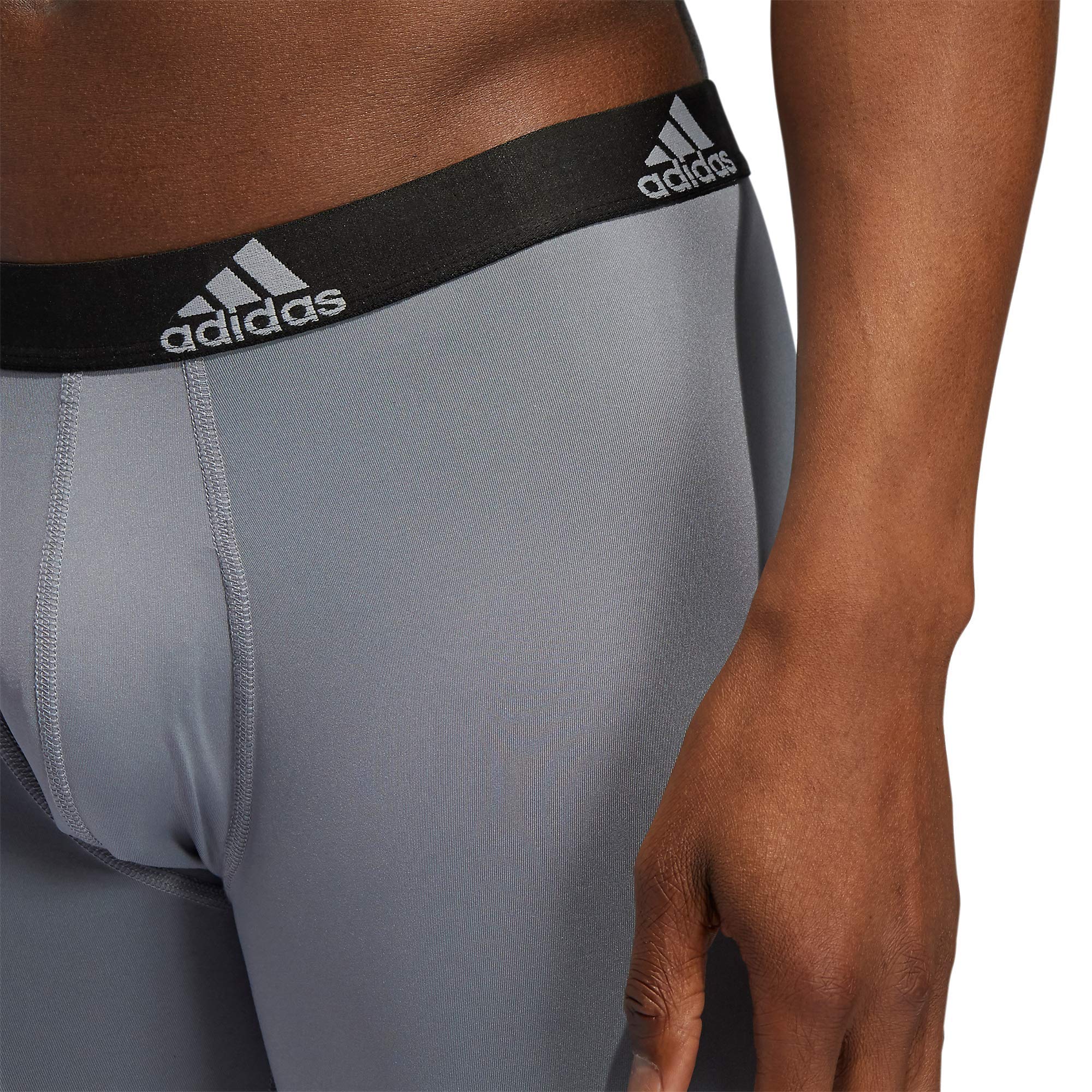 **Adidas Men's Performance 3-Pack Long Boxer Briefs - Moisture-Wicking, Breathable Underwear for Sports & Everyday Comfort**    *(Perfect for Running, Gym Workouts & All-Day Wear)*