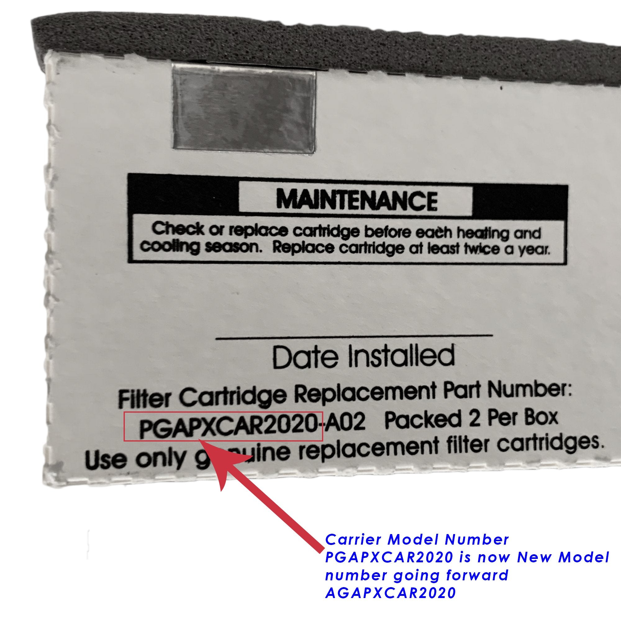 Atomic 20x20x3 Air Purifier Replacement Filter - Compatible with Carrier AGAPXCAR2020, PGAPXCAR2020, PGAPAXX2020, DGAPAXX2020 - Perfect for Home, Office & HVAC Systems