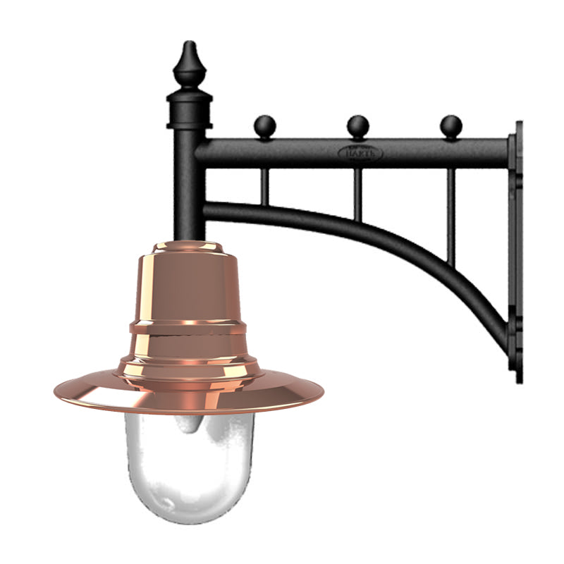 Avonshire 1Lt Outdoor Wall Light in Copper - Weatherproof Exterior Sconce for Porch, Patio, and Garden Lighting