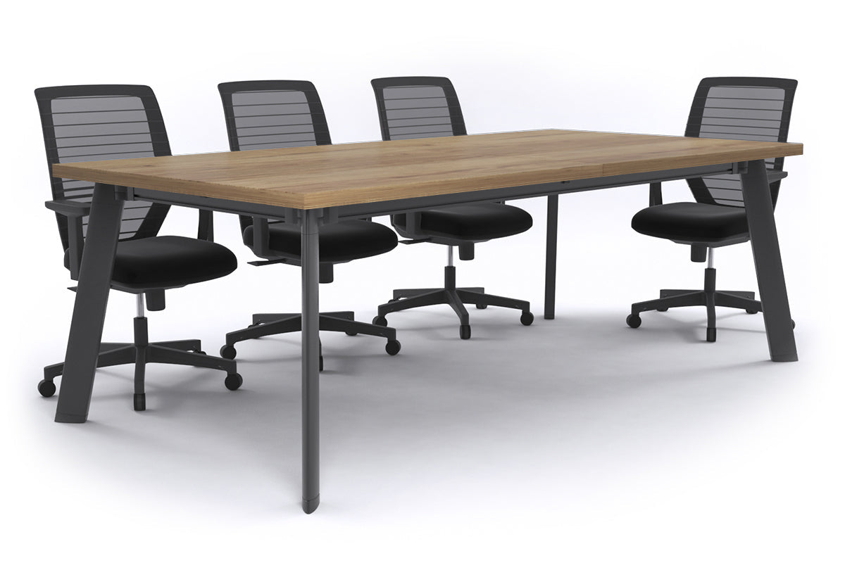 Adjustable Switch Meeting Room Table 2400L x 1200W - Modern Conference Table for Office Meetings & Collaborative Workspaces