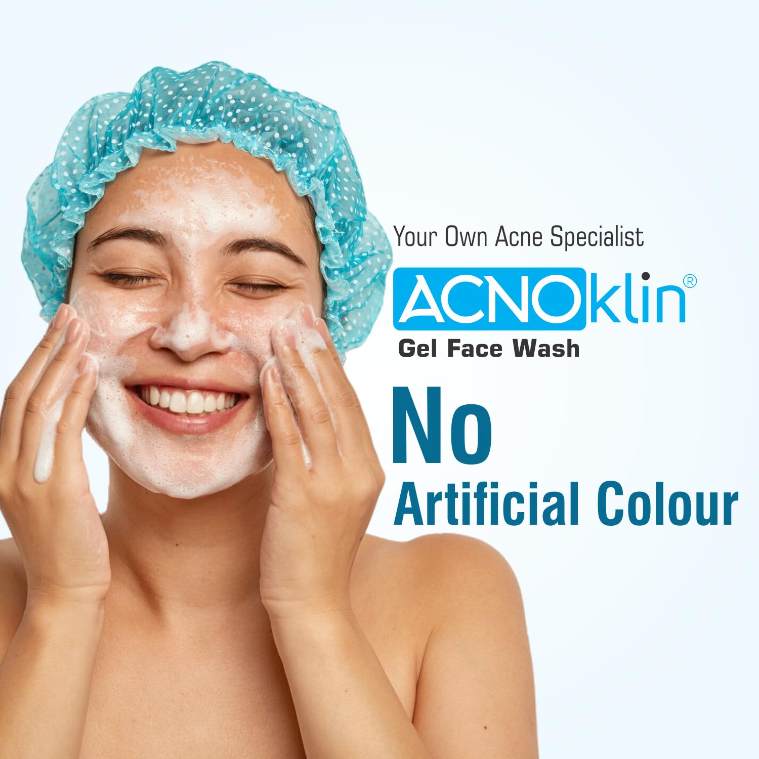 AcnoKlin Gel Face Wash for Acne Treatment - 50g Cleansing Formula for Oily & Sensitive Skin | Daily Skincare Routine for Clear, Healthy Complexion