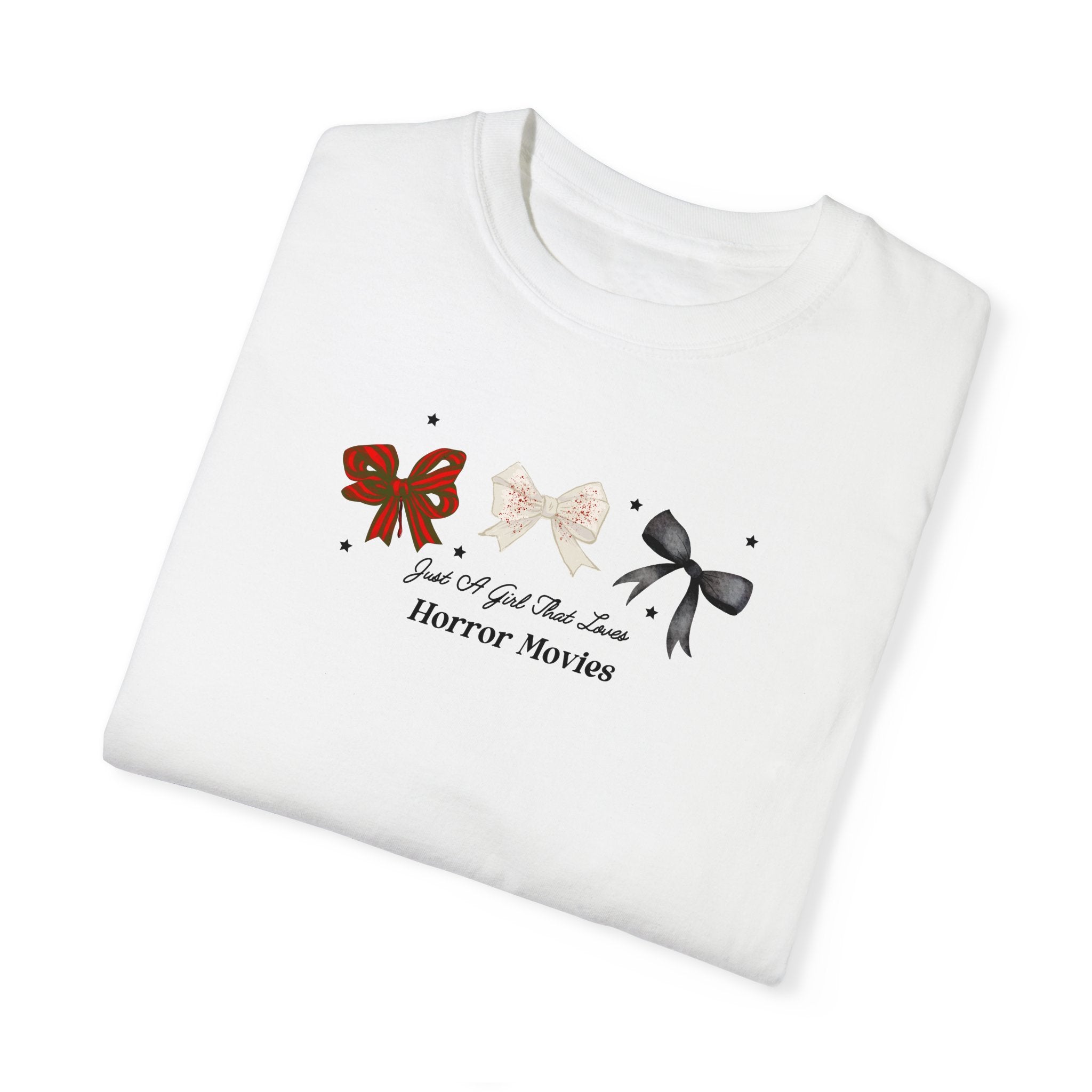 Horror Movie Lover T-Shirt for Women - Funny Horror Film Fan Gift - Perfect for Halloween, Movie Nights & Scary Theme Parties