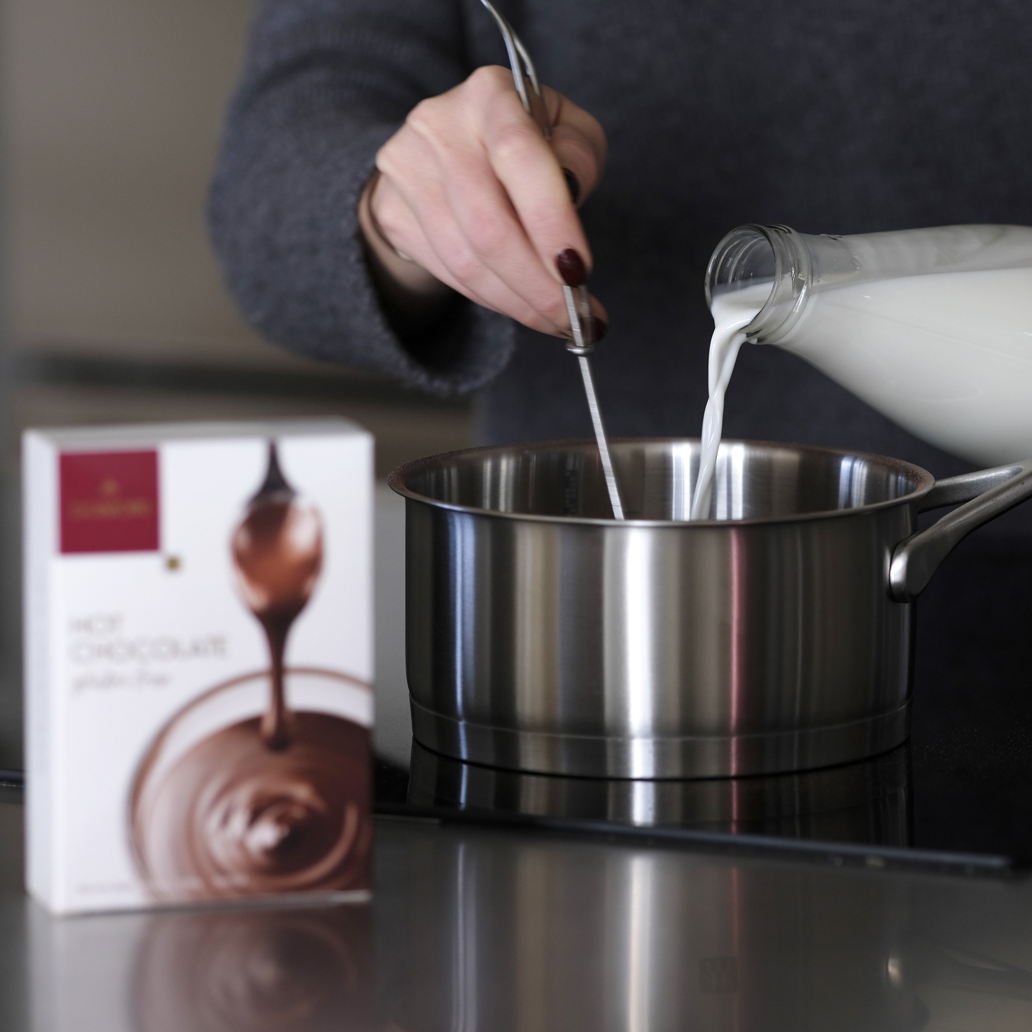 Premium Domori Hot Chocolate Mix - Rich & Creamy Drinking Chocolate for Cozy Winter Nights & Holiday Gifts