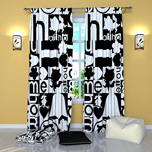 Black White Curtains 12