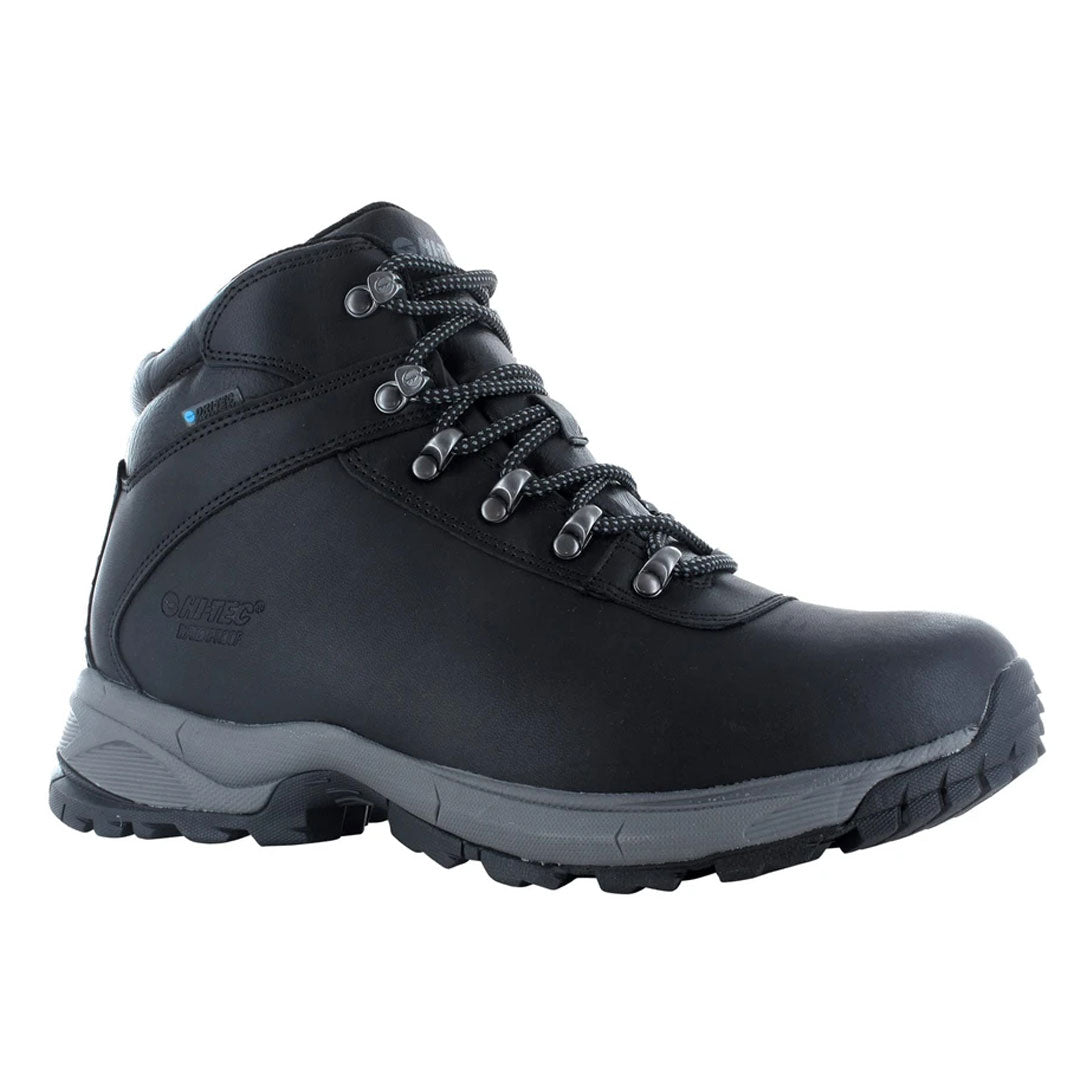 Hi-Tec Men's Eurotrek Lite WP Leather Walking Boots - Waterproof Hiking Shoes for Outdoor Adventures & Trail Walking