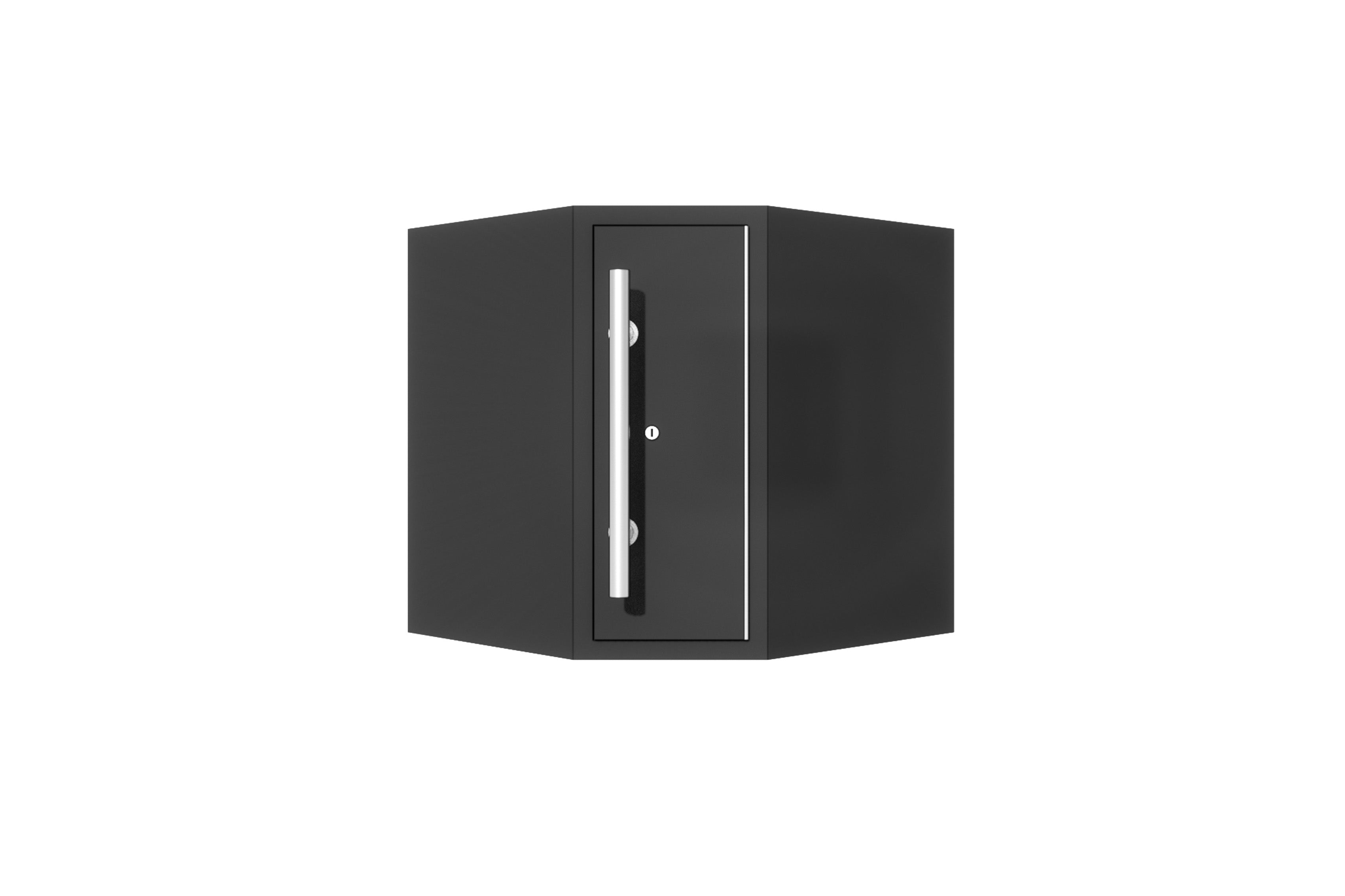 ProSlat LUX Corner Wall Mount Cabinet - Premium Storage Solution for Garage, Kitchen & Bathroom Organization - Perfect for Small Spaces & Home Decor