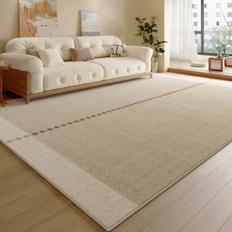 Selah UltraGuard Comfort Plush Geometric Velvet Area Rug - Soft Non-Slip Living Room Rug for Bedroom, Nursery & Home Decor