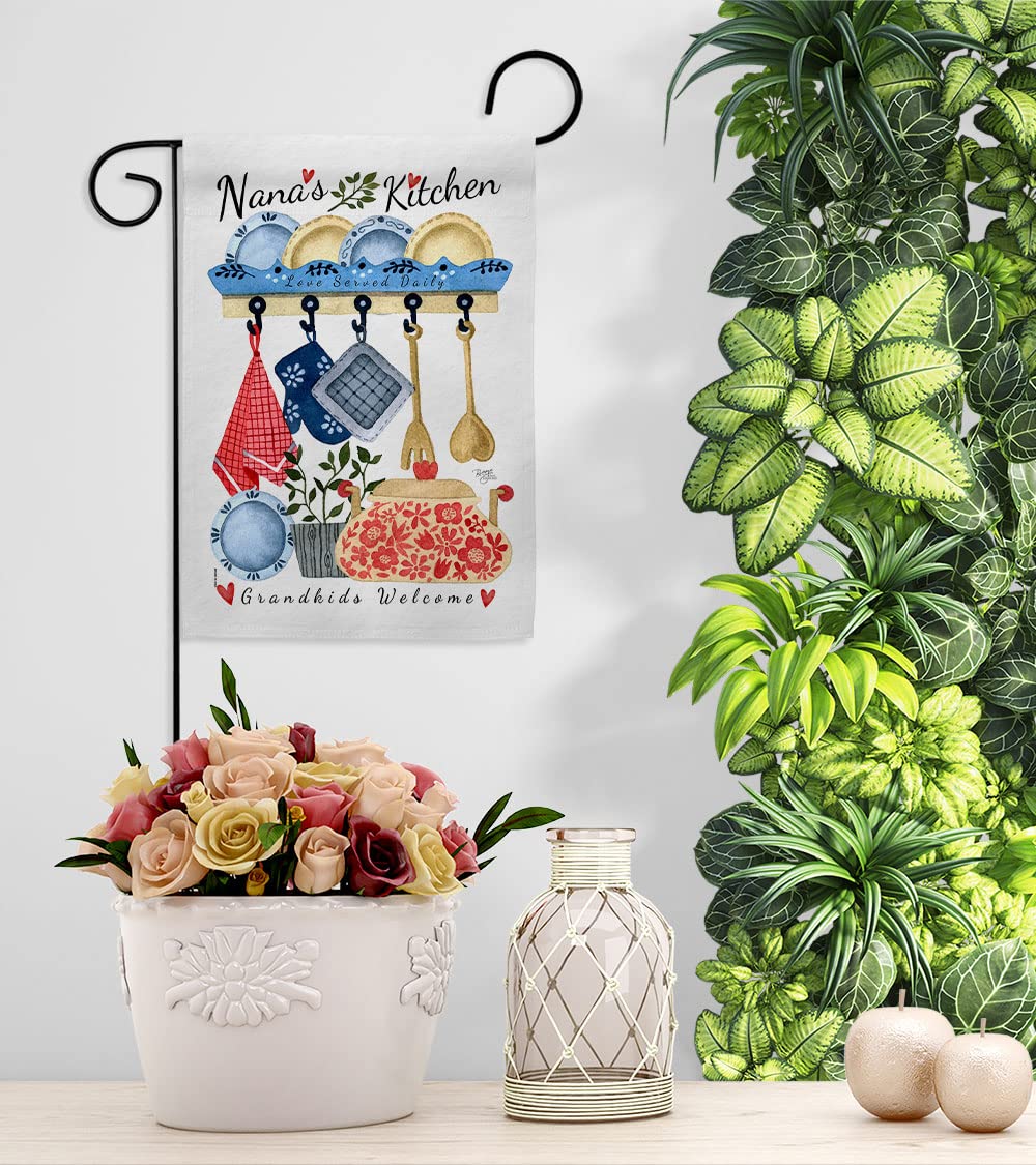 Breeze Decor Kitchen Garden Flag for Family & Grandparents - House Decoration & Gift