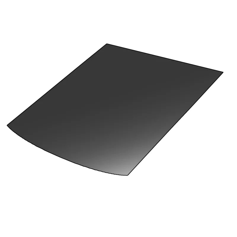 Black Floor Plate 85x110 cm - Durable Metal Floor Protection for Home, Garage & Workshop - Ideal for Heavy Equipment & Workbench Areas