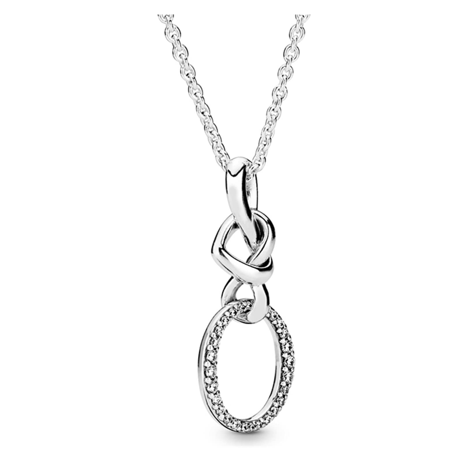 Personalized Silver Couple Necklace Set for Men & Women - Engravable Matching Love Jewelry Gift - 90cm Chain Length with Gemstone Accents - Perfect for Anniversary, Valentine's Day & Romantic Gifts