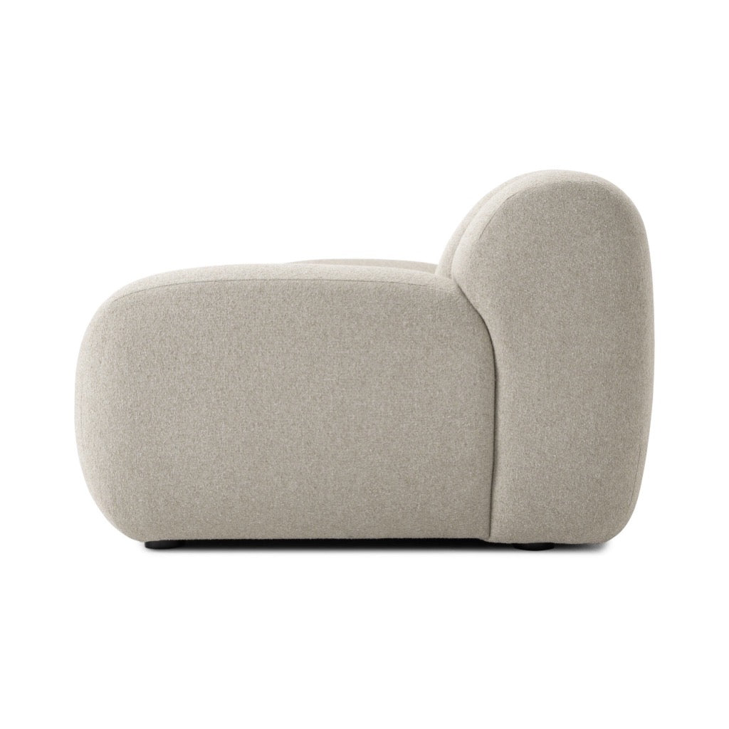 Carina Sofa with Weslie Flax Fabric - Modern Comfortable Living Room Furniture for Relaxing & Entertaining
