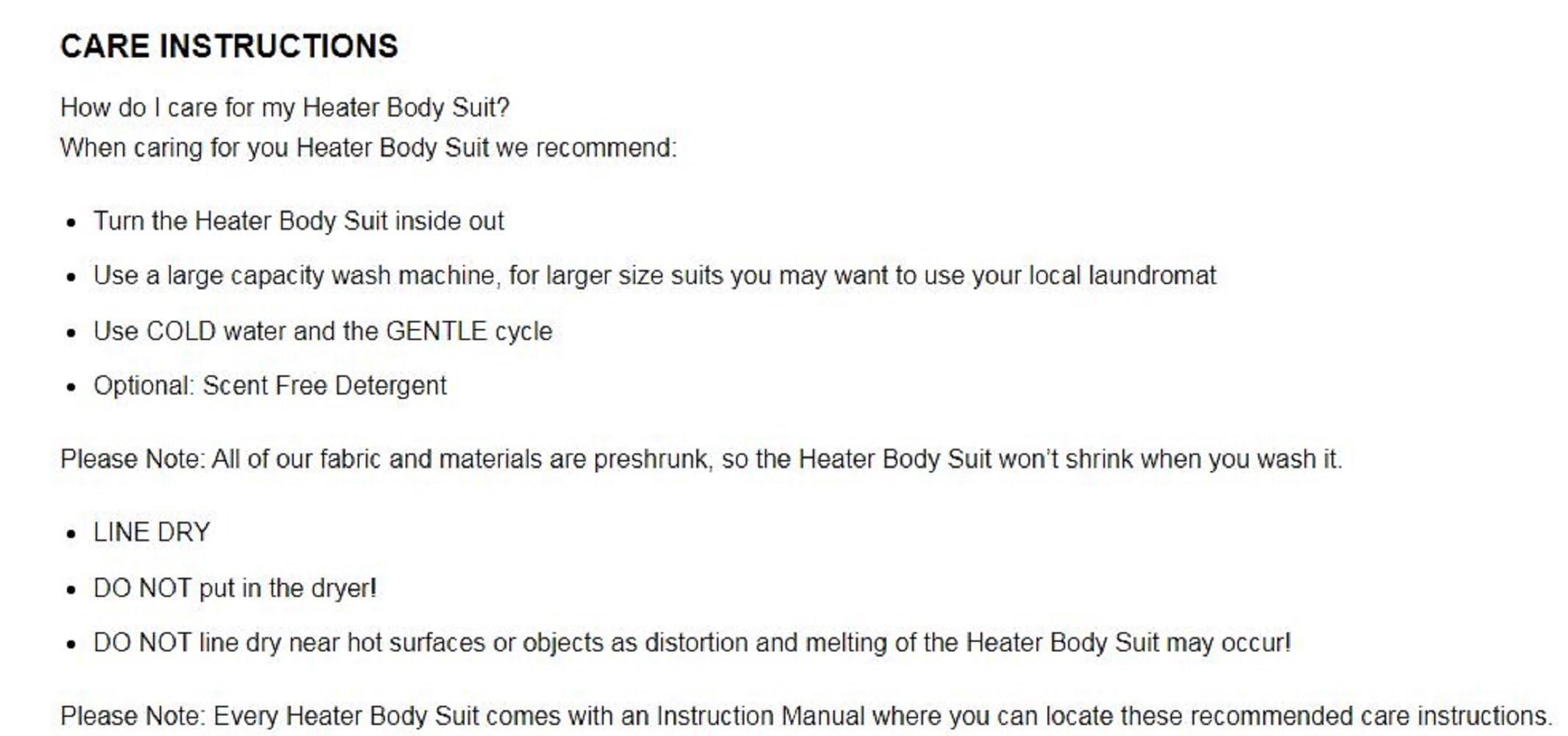 Heater Body Suit - Black Insulated Hunting Gear for Cold Weather | Tall & Wide Size | Ideal for Ice Fishing, Deer Hunting & Winter Outdoor Activities