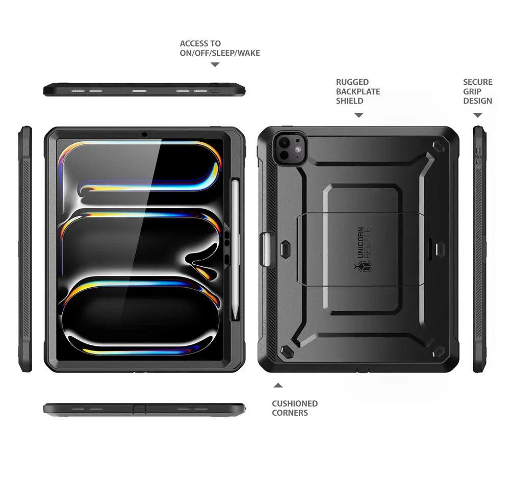 SUPCASE UB PRO Rugged Case for iPad Pro 13 (2024 Model) - Shockproof Full-Body Protection Cover for Work, Outdoor & Travel
