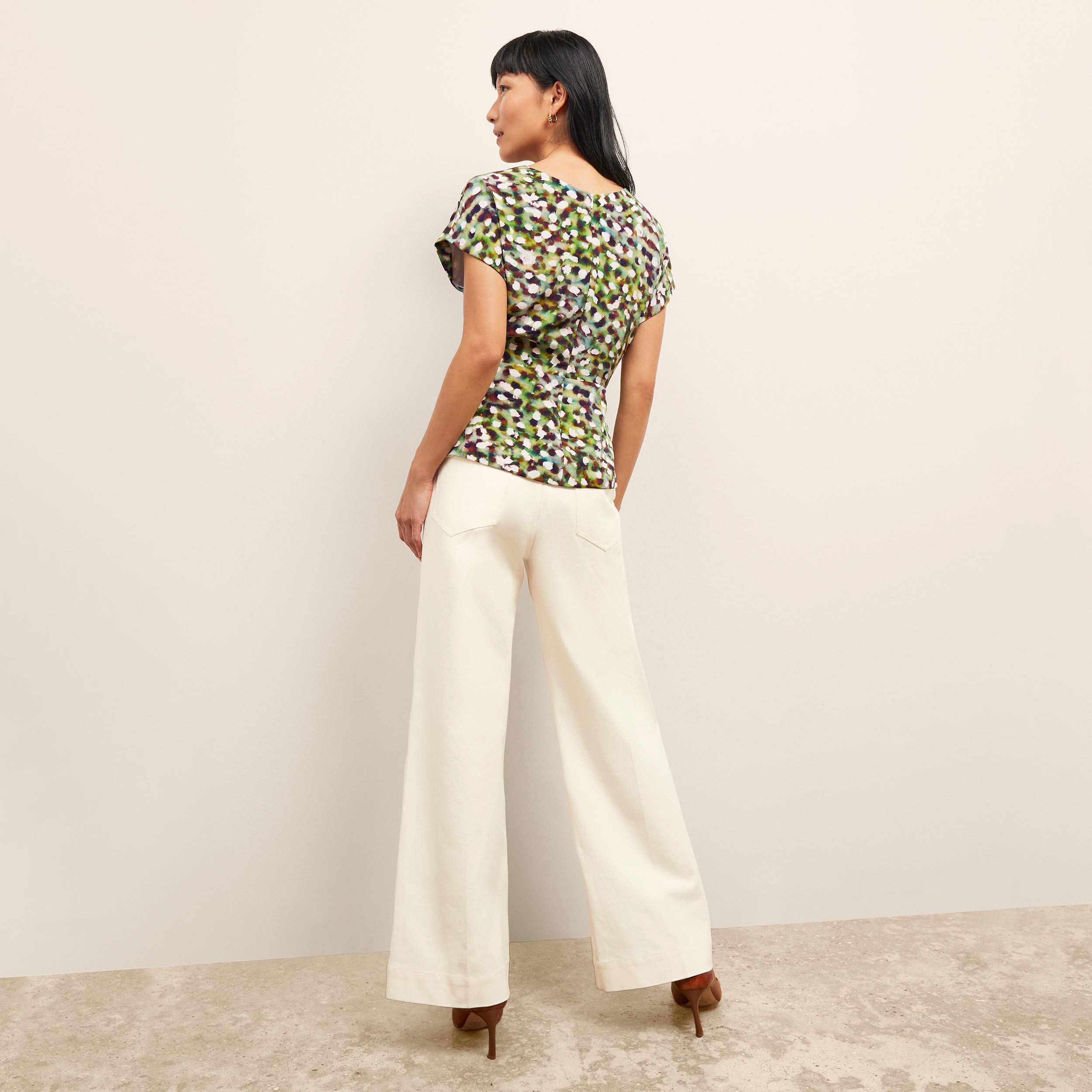 Milo Wide Leg Jeans for Women - Eco-Friendly Better Than Denim Stretch Pants in Bright Ivory | Casual Chic Outfit for Streetwear & Everyday Comfort