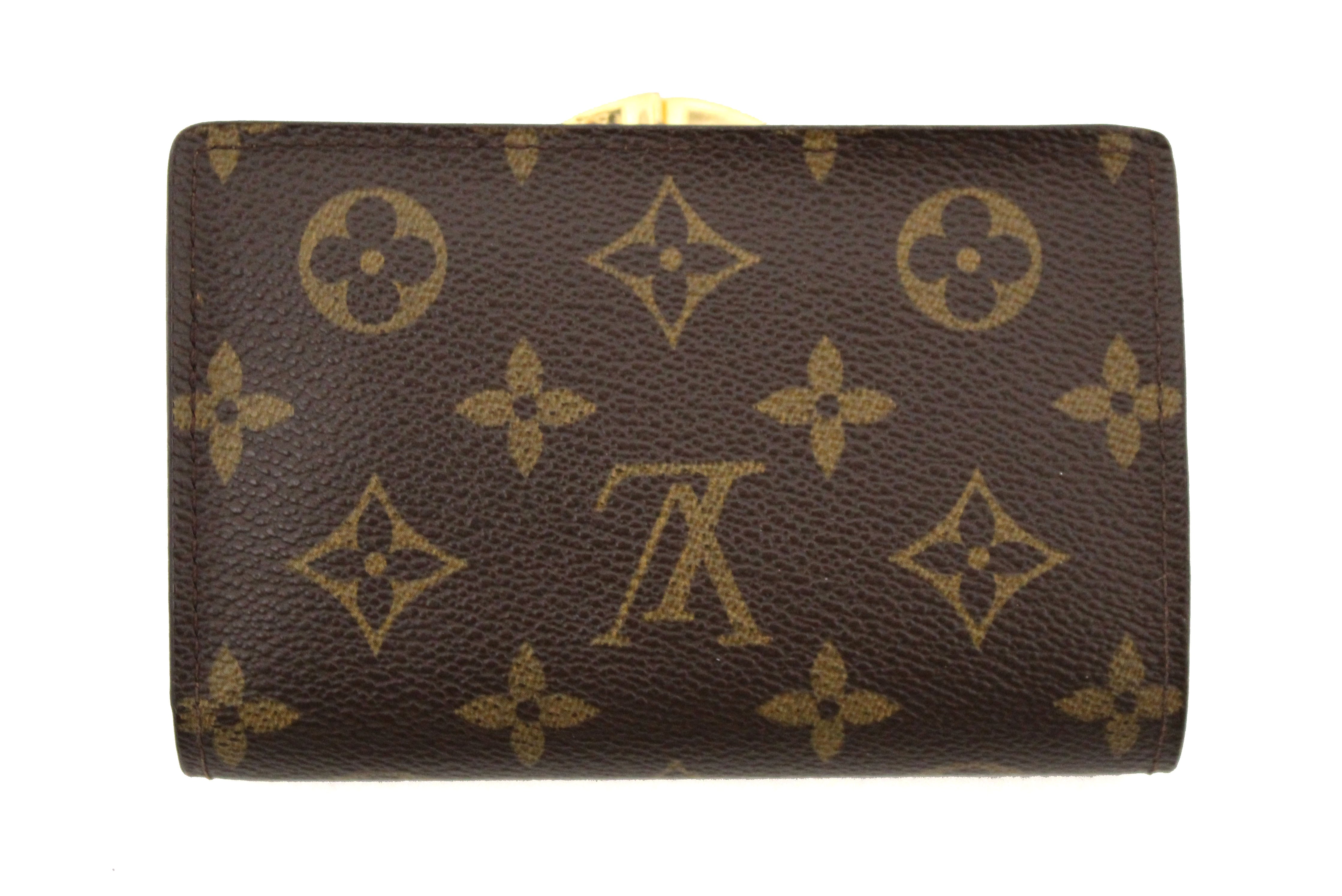 Authentic Louis Vuitton Monogram Canvas French Wallet for Women - Luxury Slim Bifold Credit Card Holder with RFID Protection - Perfect for Everyday Use, Travel & Gifts