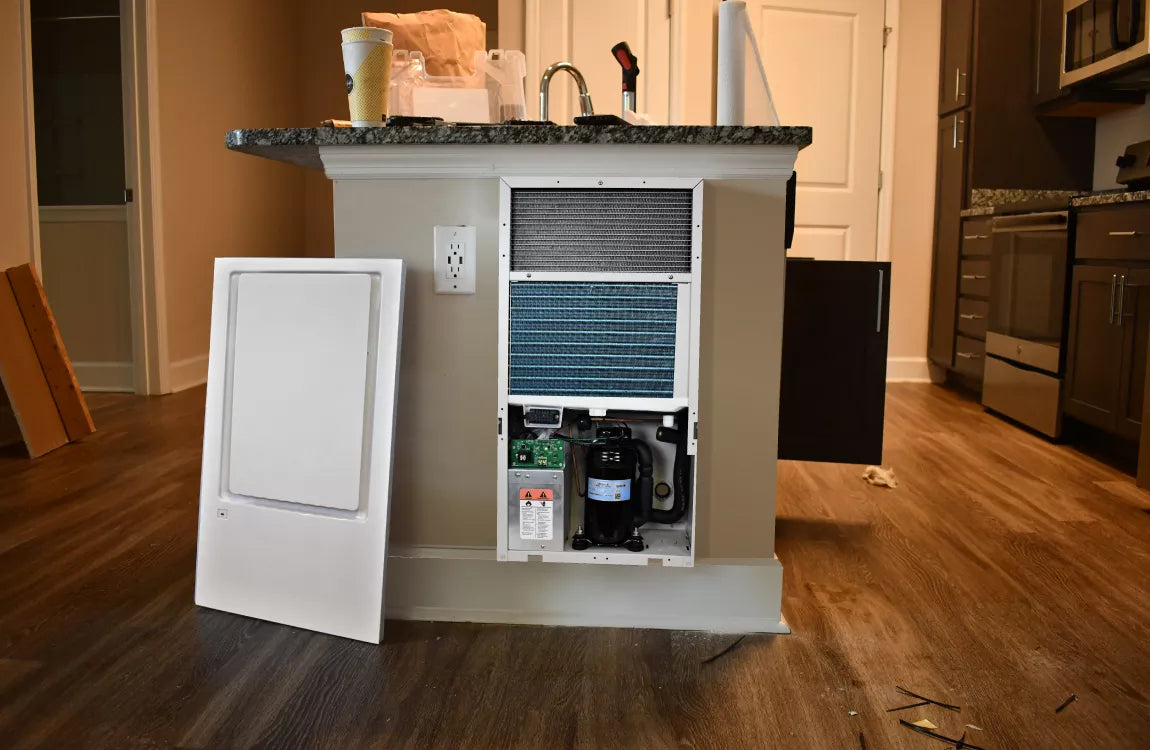 IW25 5 Wall-Mounted Dehumidifier - Compact & Energy Efficient for Home, Basement & Bathroom - Eliminates Moisture & Prevents Mold Growth