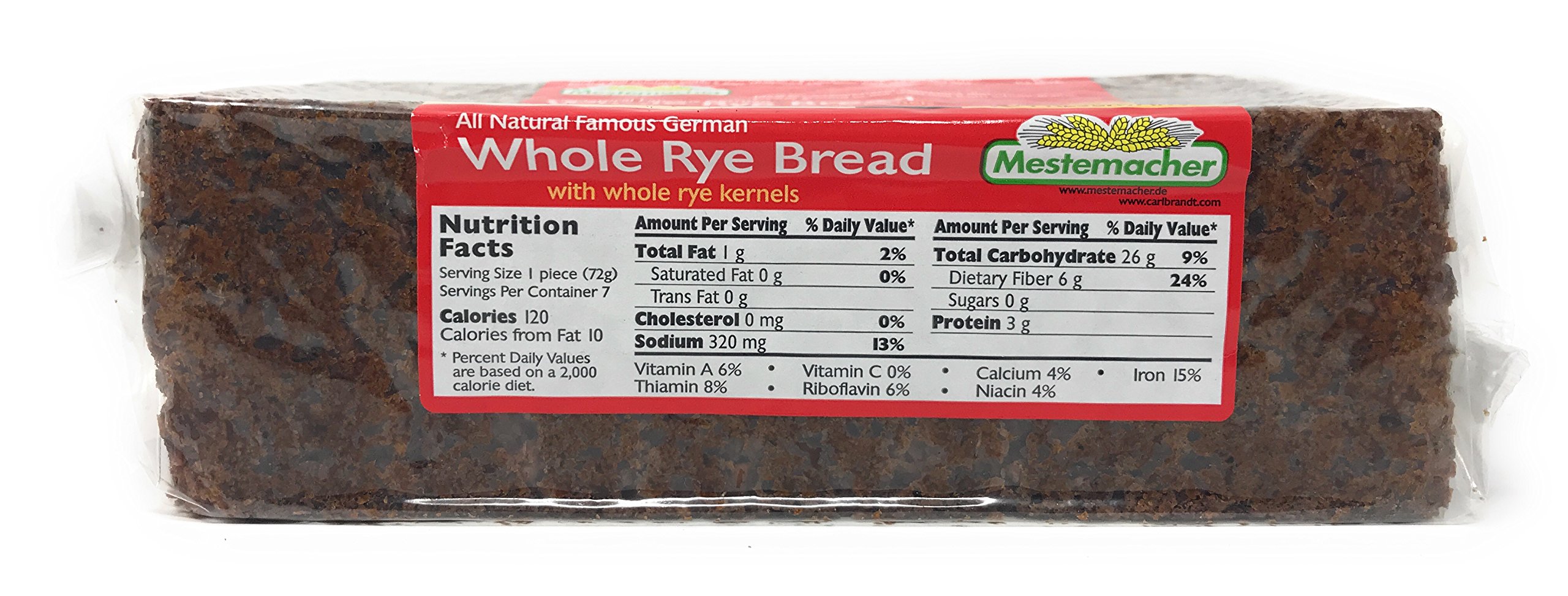 Mestemacher High Fiber Bread Variety Pack - 3 Flavors (Fitness, Rye & Sunflower Seed) - 17.6oz Each - Healthy Whole Grain German Bread for Breakfast, Sandwiches & Low Carb Diet