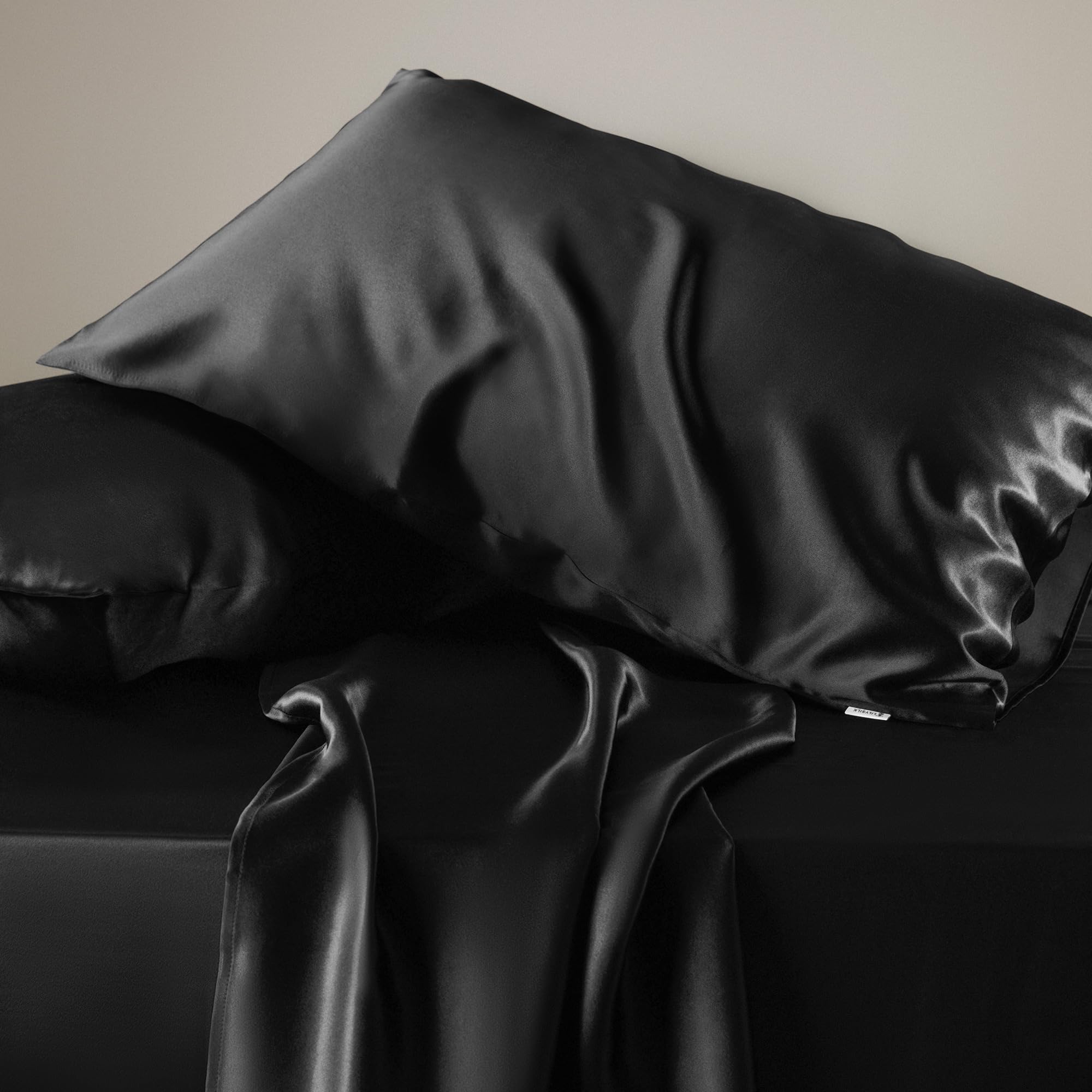 LILYSILK 100% Pure Mulberry Silk Duvet Cover for Twin Bed - 19 Momme Luxury Silk Comforter Cover - Breathable & Hypoallergenic - Perfect for All Seasons & Sensitive Skin