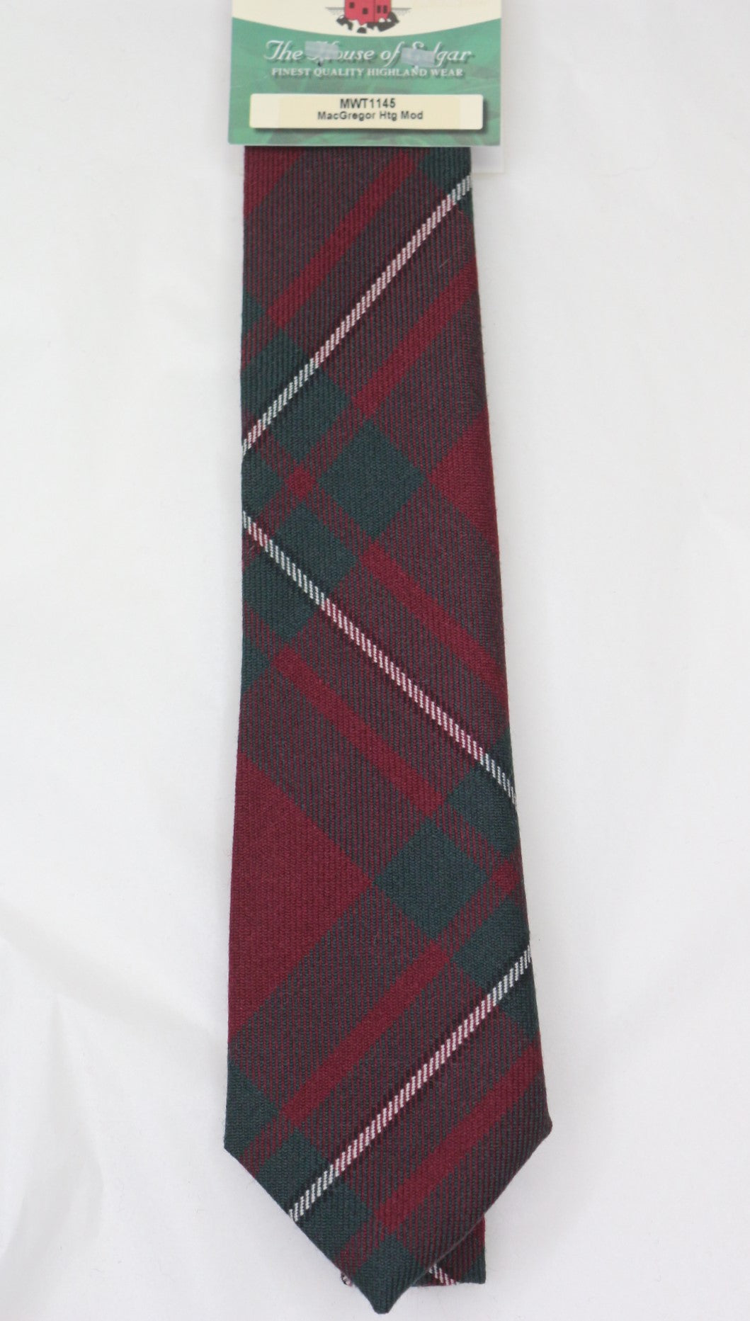 MacGregor Modern Hunting Tartan Tie for Men - Classic Scottish Plaid Necktie for Formal Events, Weddings & Office Wear